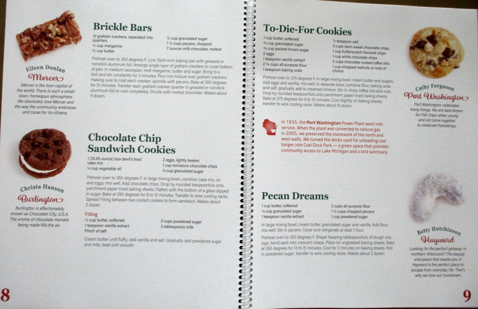 2022 WE ENERGIES CHRISTMAS COOKIE BOOK-HOMETOWN FAVORITES-Wisconsin Electric Co.