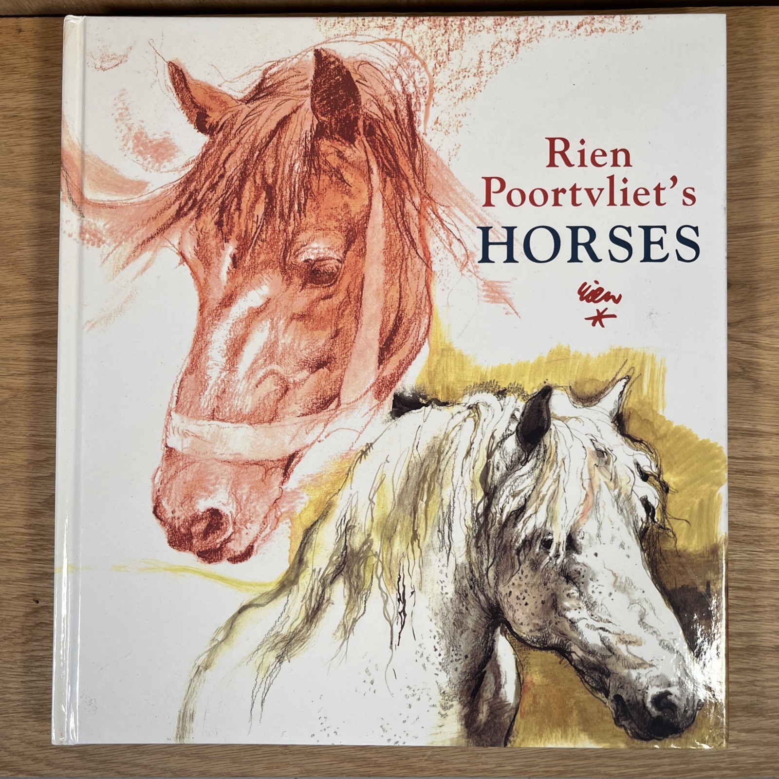 Rien Poortvliet&rsquo;s Horses Book First Edition 1978 Hardcover with DJ Very Good