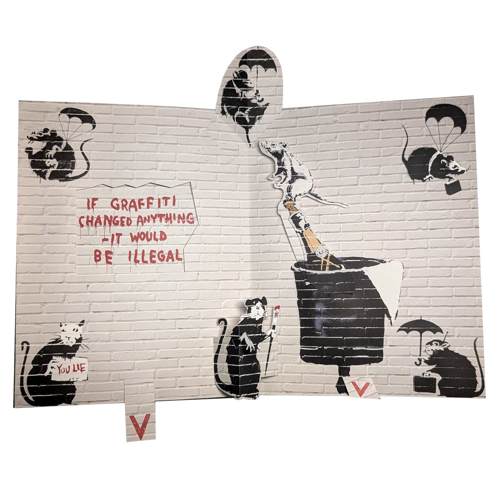This&rsquo;ll Look Nice When It »s Open – Banksy Street Art Pop Up Book