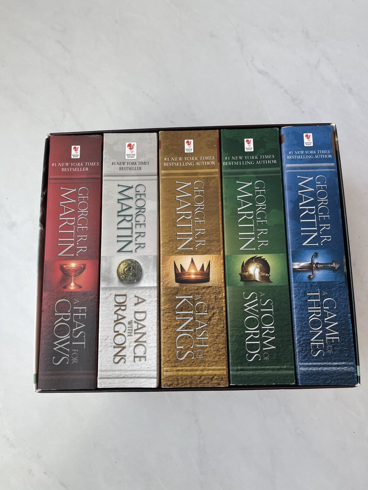 5 Book Set Game of Thrones (A Song of Ice & Fire) by George R. R. Martin (2013)