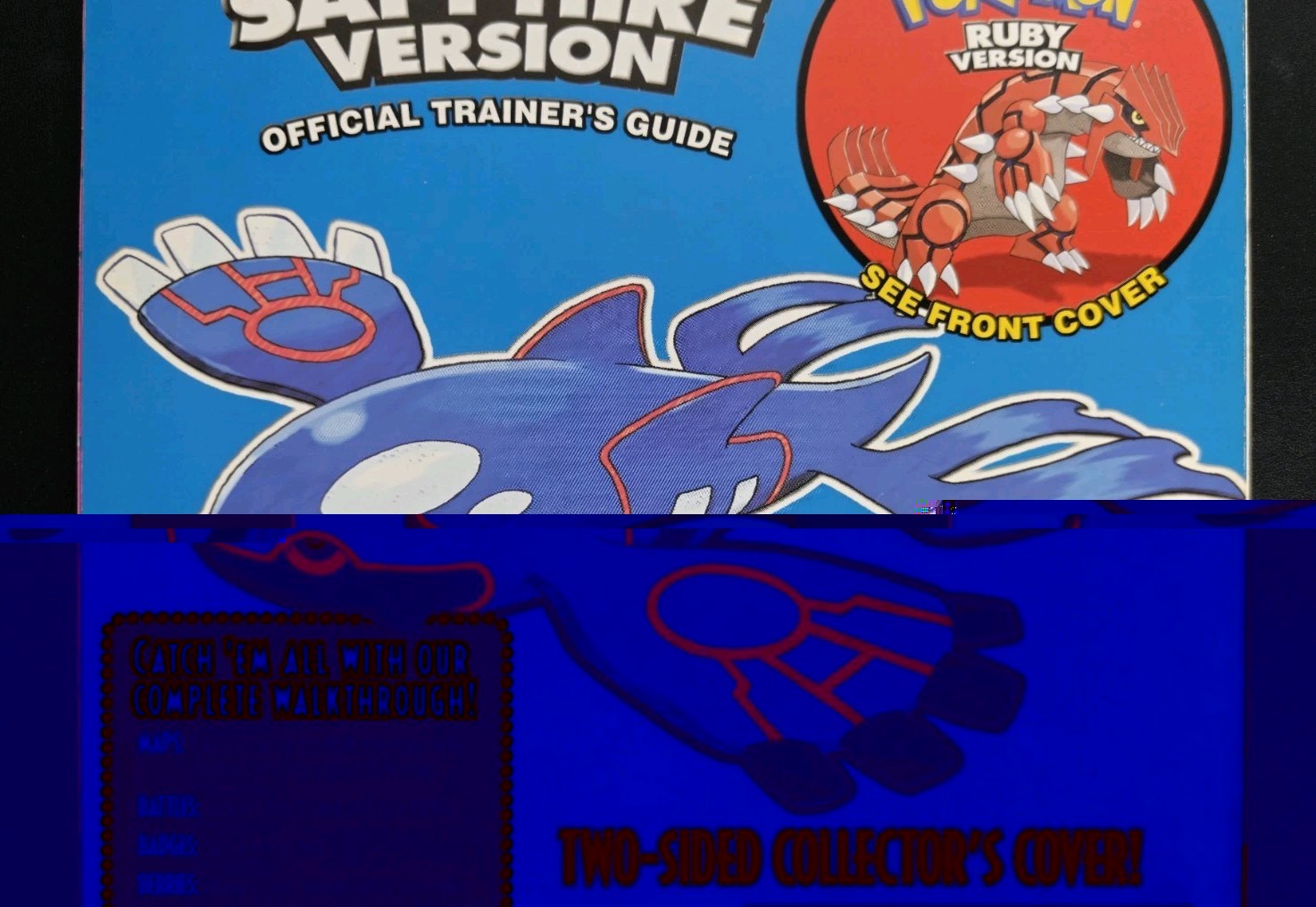 Pokemon Ruby and Sapphire Official Trainer&rsquo;s Strategy Guide Brady Games GBA