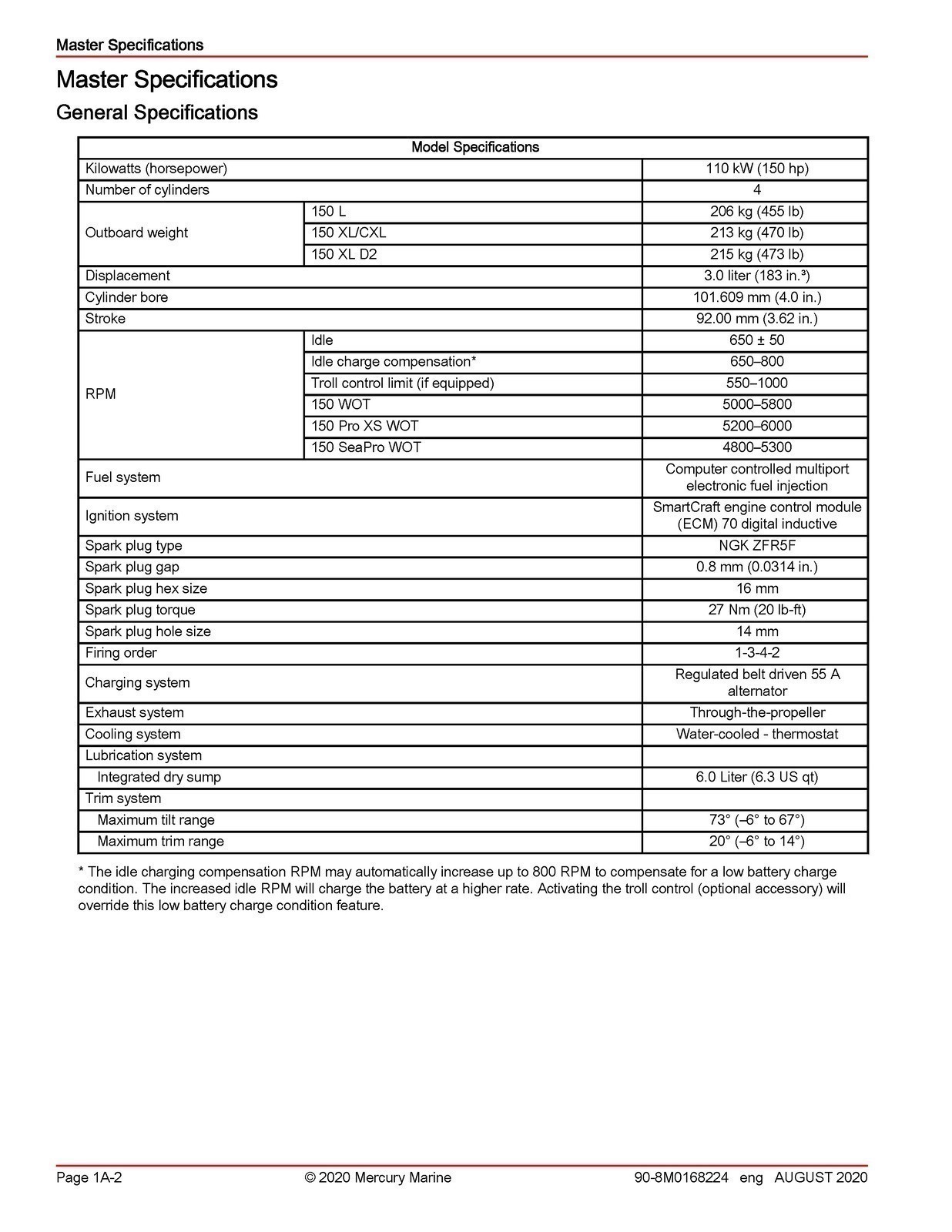 MERCURY 150 SEAPRO 150 PRO XS FOURSTROKE SERVICE MANUAL , BOUND, COVERS, FOLDOUT