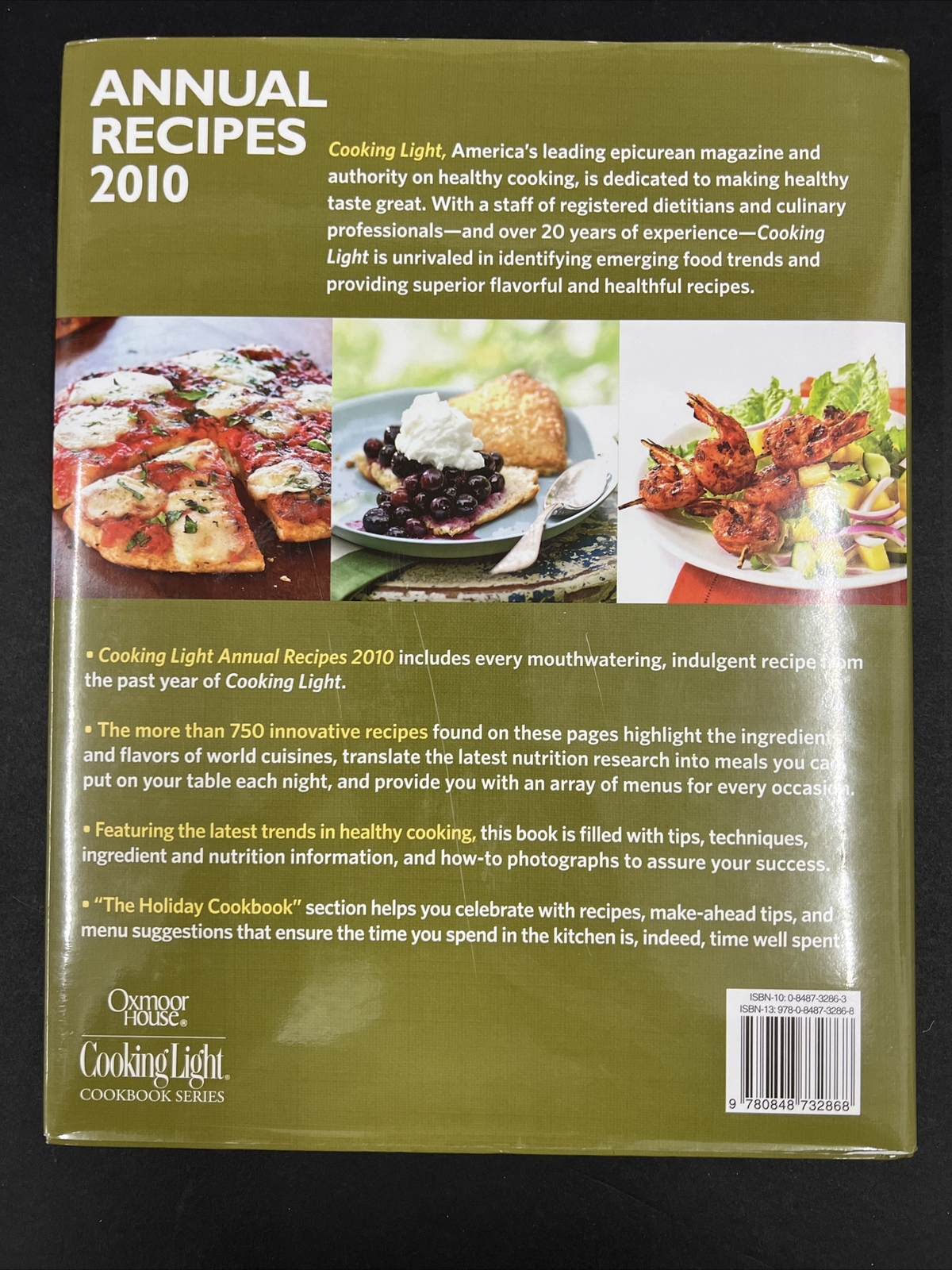 Cooking Light Annual Recipes 2010 A Year&rsquo;s Worth of Cooking Cookbook