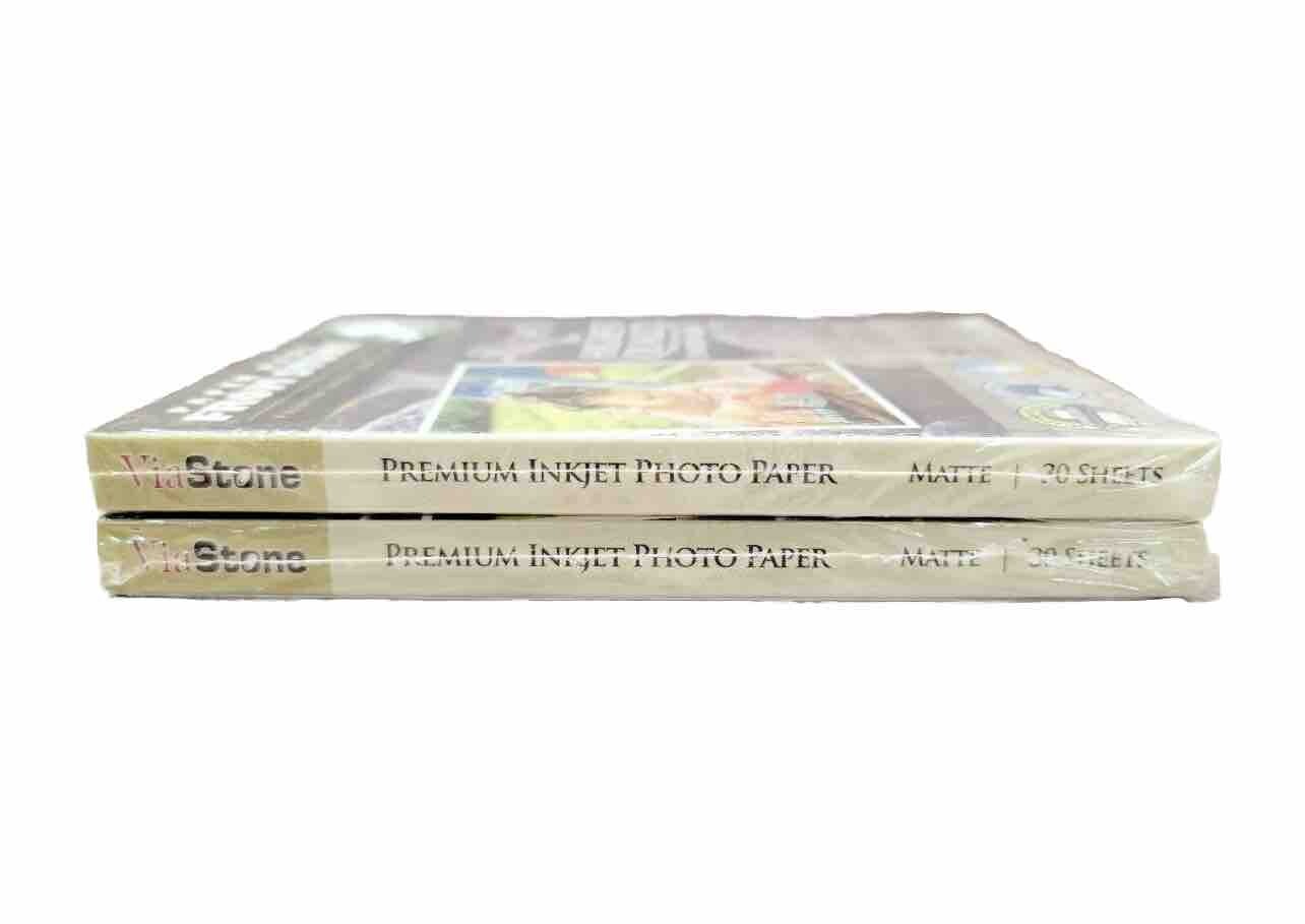 60 Sheets Eco Friendly Premium Inkjet 4&Prime; x 6&Prime; Photo Paper Matte Finish (2 PACK)