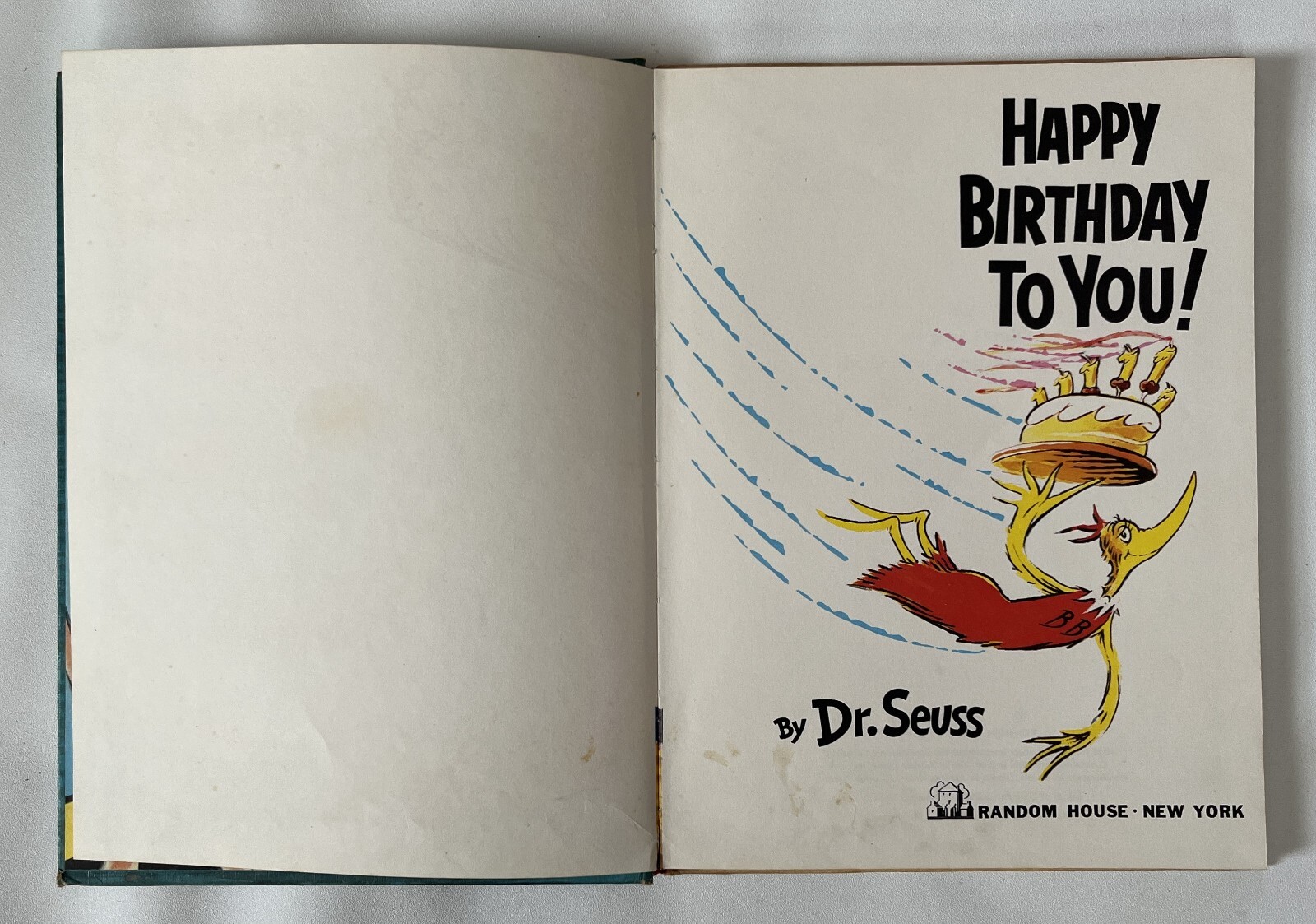 DR SUESS Vintage Book HAPPY BIRTHDAY TO YOU! Hardcover 1959