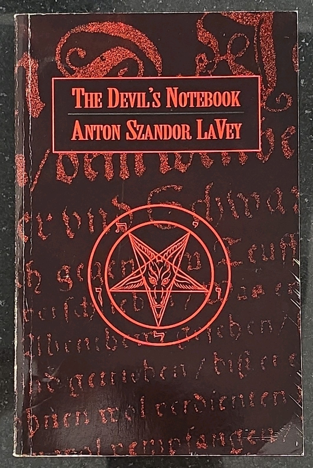 Anton Szandor LaVey – The Devil&rsquo;s Notebook – Feral House – 1992 Paperback