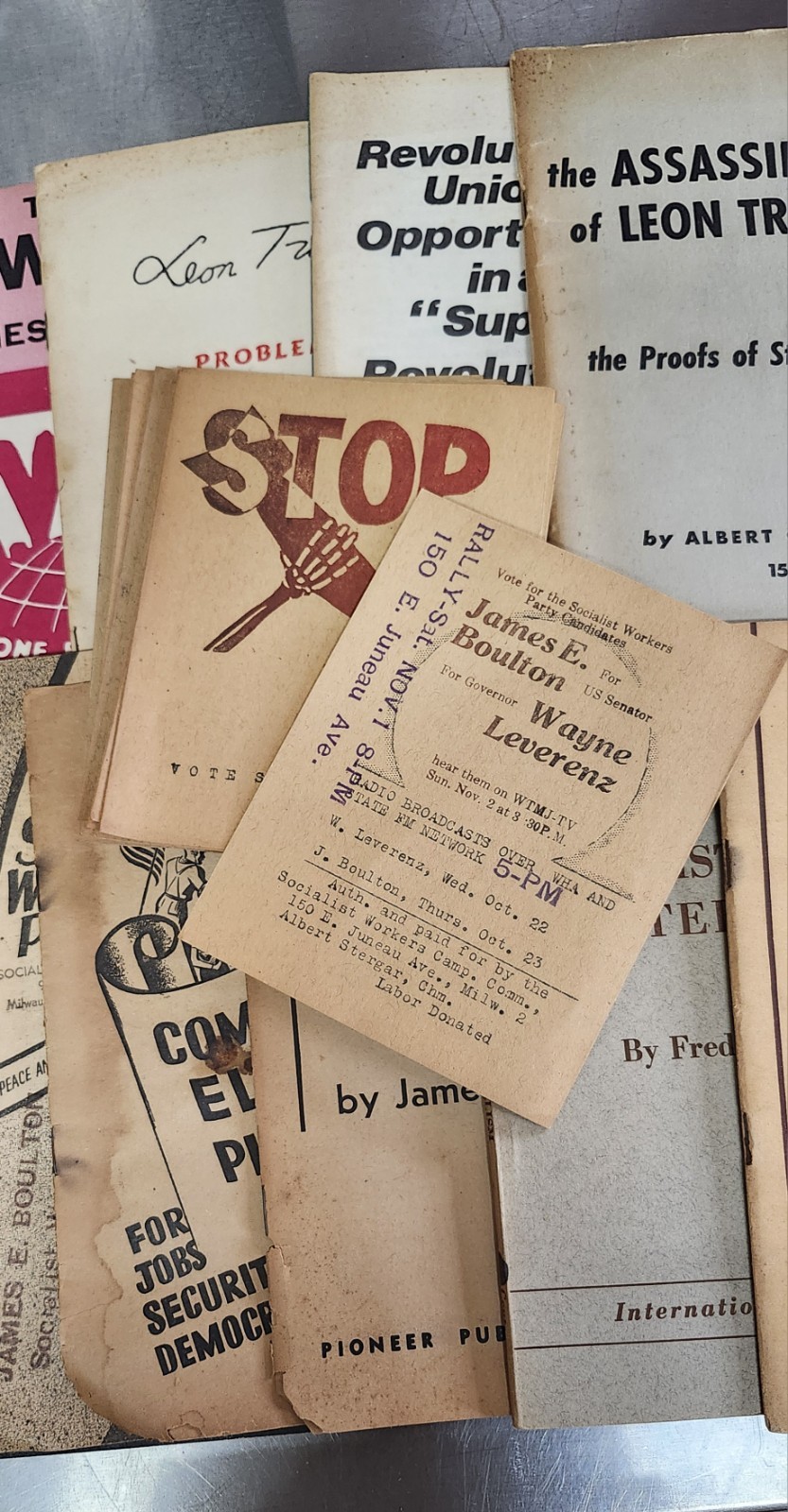 Vtg Radical Pamphlets Lot Black Liberation Socialism Apartheid Cuba Mao Marx