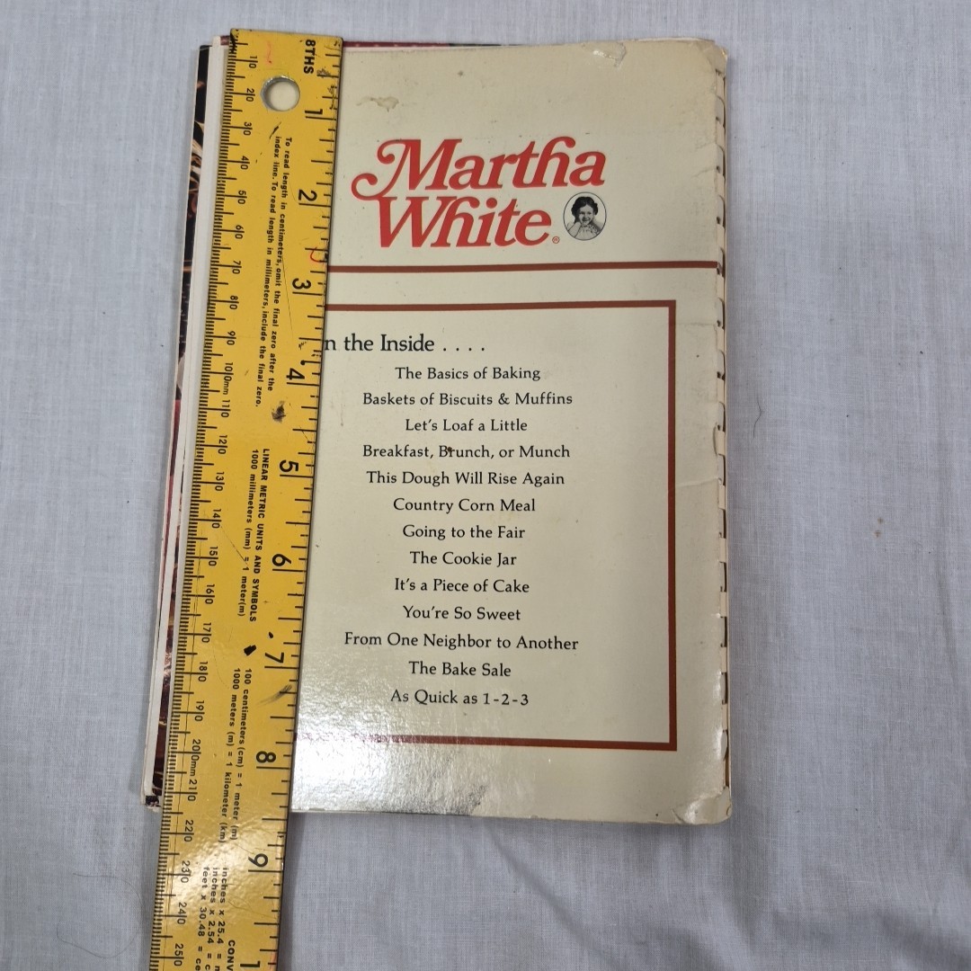 Martha White Southern Baking Book, Spiral Bound , Vintage 1983, 6&Prime; X 8.5&Prime;
