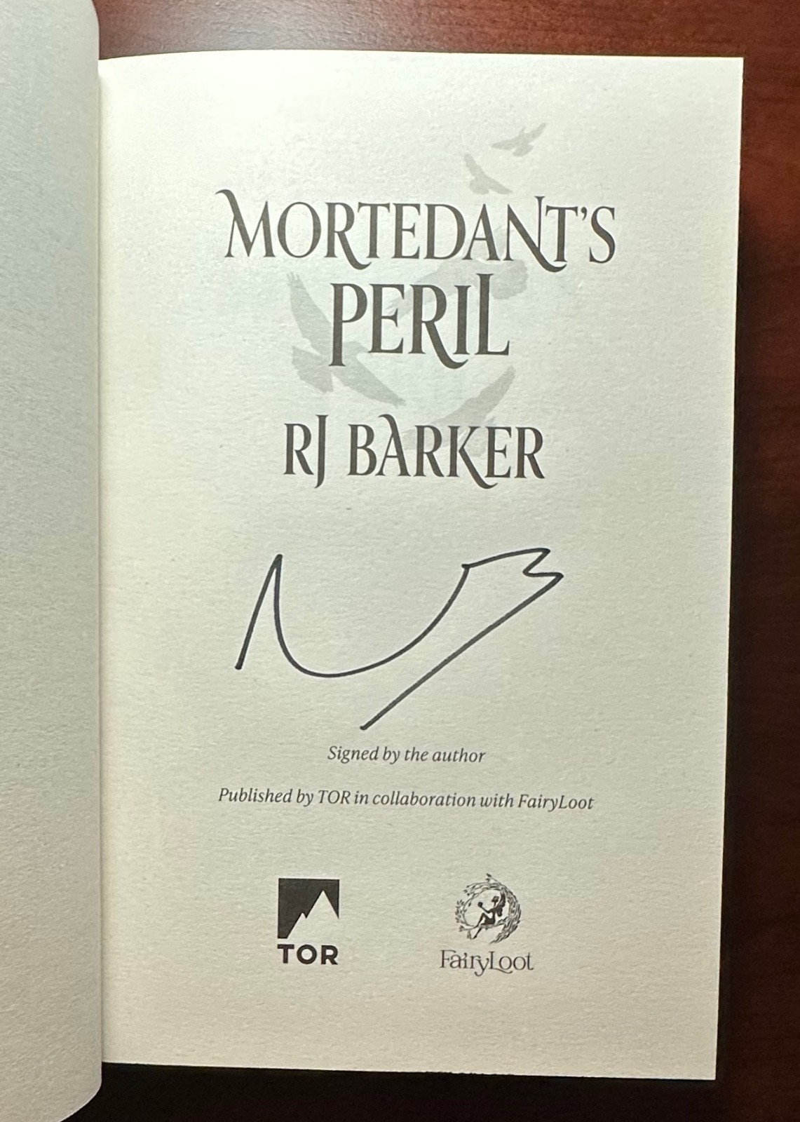 FairyLoot: Book of Fallen Leaves by AS Tamaki & Mortedant&rsquo;s Peril by RJ Barker