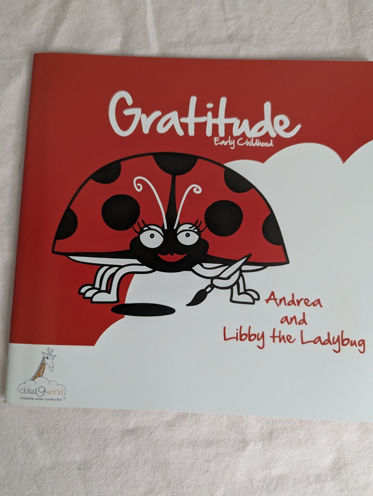 Home School Teachers Cloud 9 world character book GRATITUDE kindergarten -1st