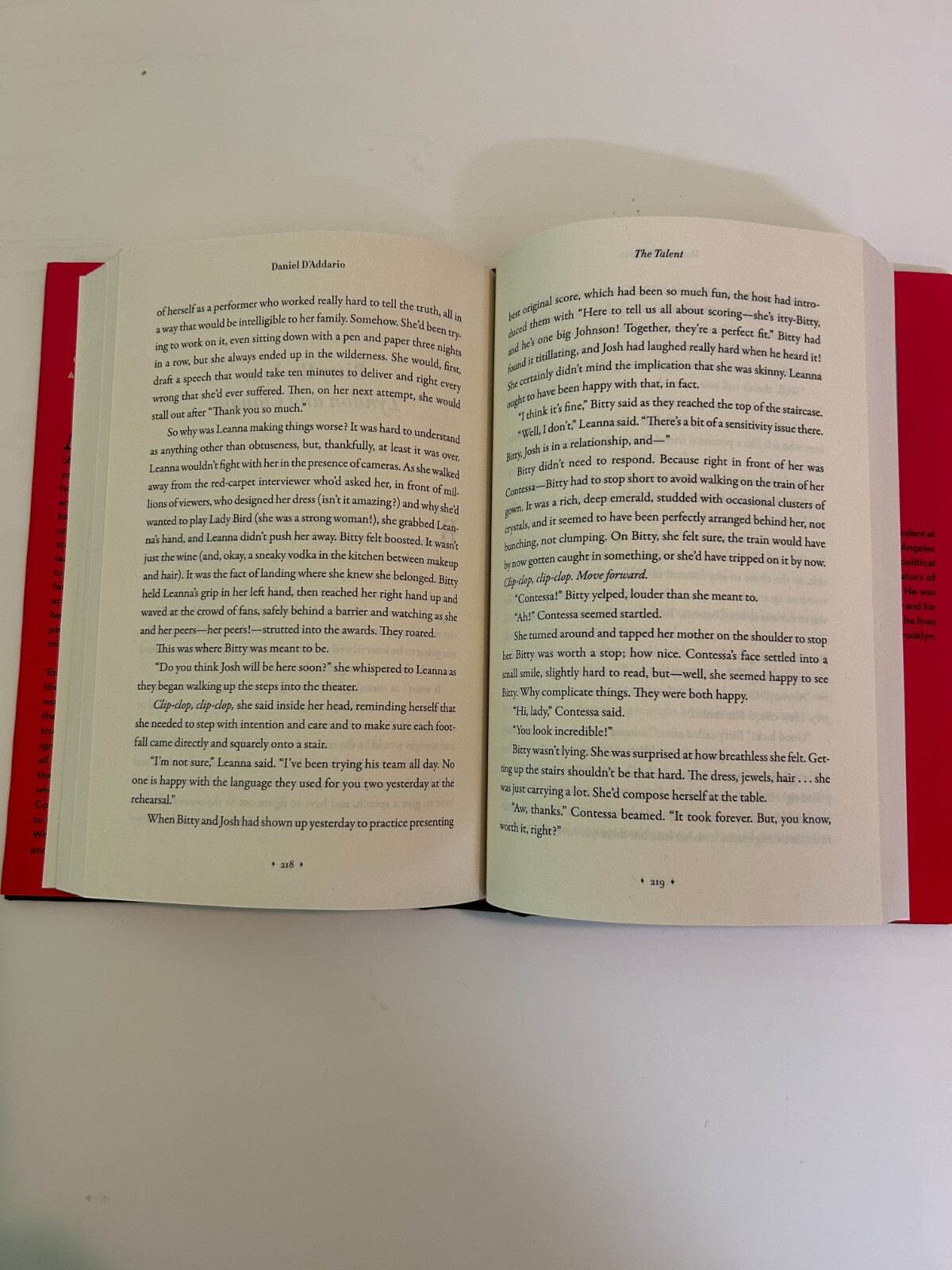 The Talent by Daniel D&rsquo;Addario [Hardback, 336 pages]