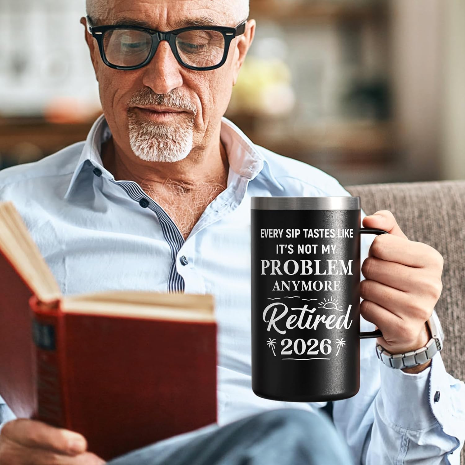 Retirement Gifts for Men, Every Sip Tastes like It&rsquo;S Not My Problem Anymore 20Oz