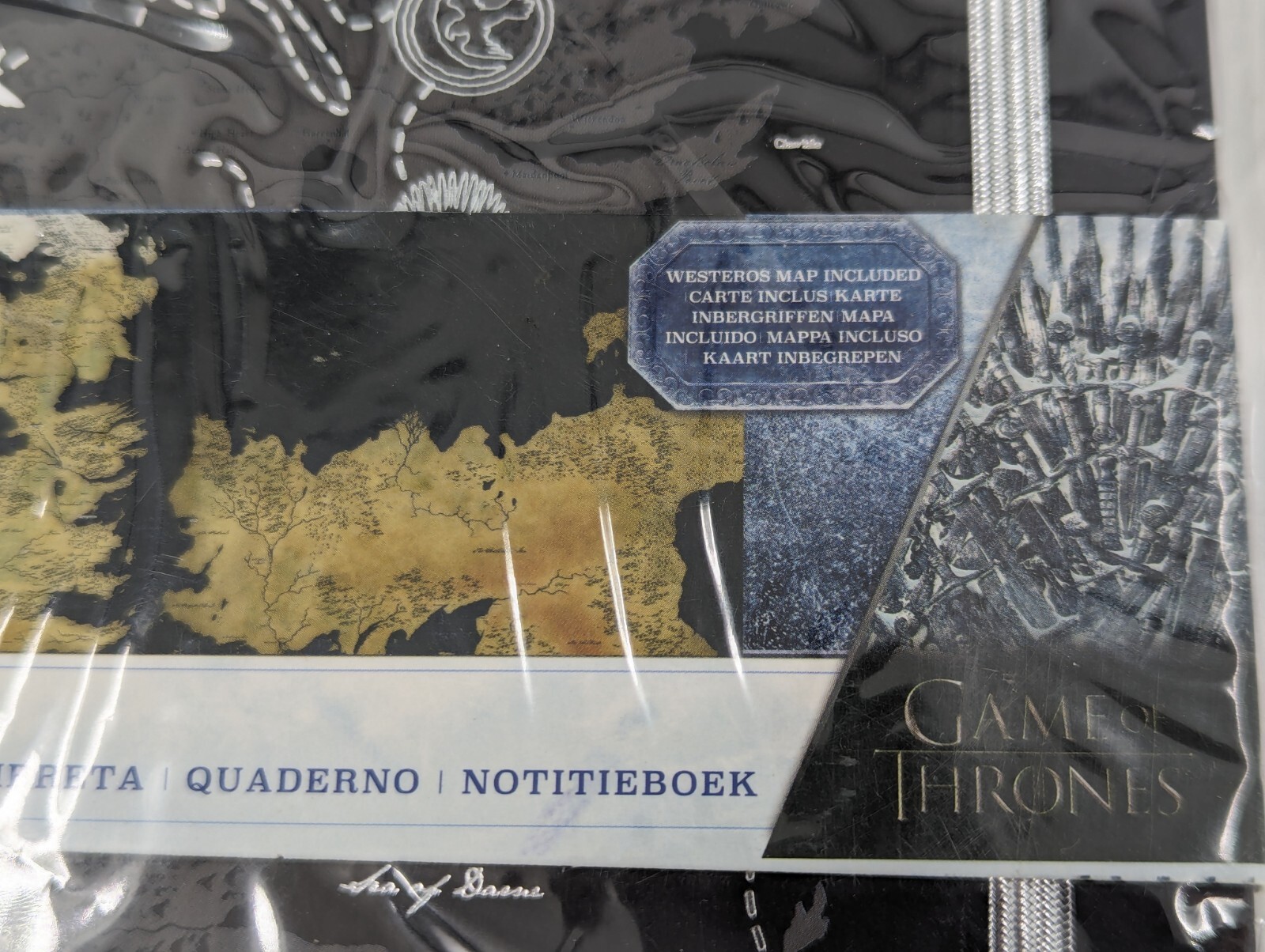 Game of Thrones: Westeros Ruled Notebook Hardcover 8&Prime;x5.5&Prime; – 160 pages