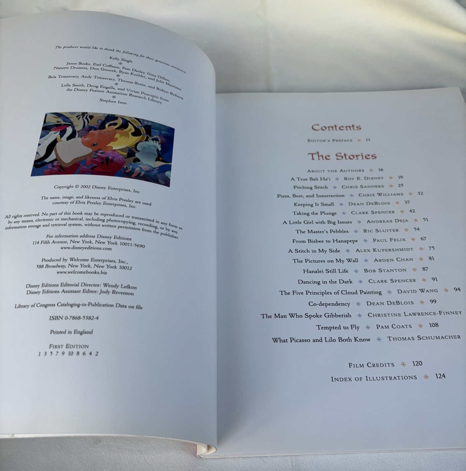 Lilo & Stitch: Collected Stories From the Film&rsquo;s Creators, First Edition