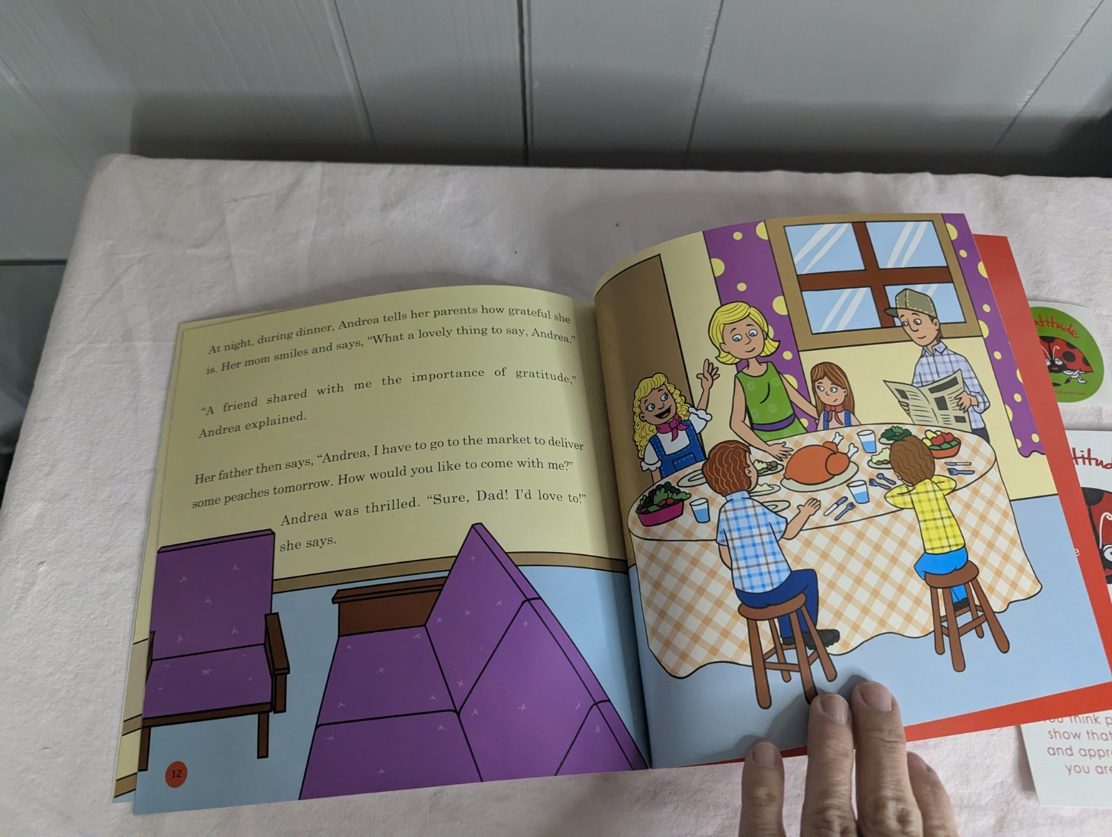 Home School Teachers Cloud 9 world character book GRATITUDE kindergarten -1st