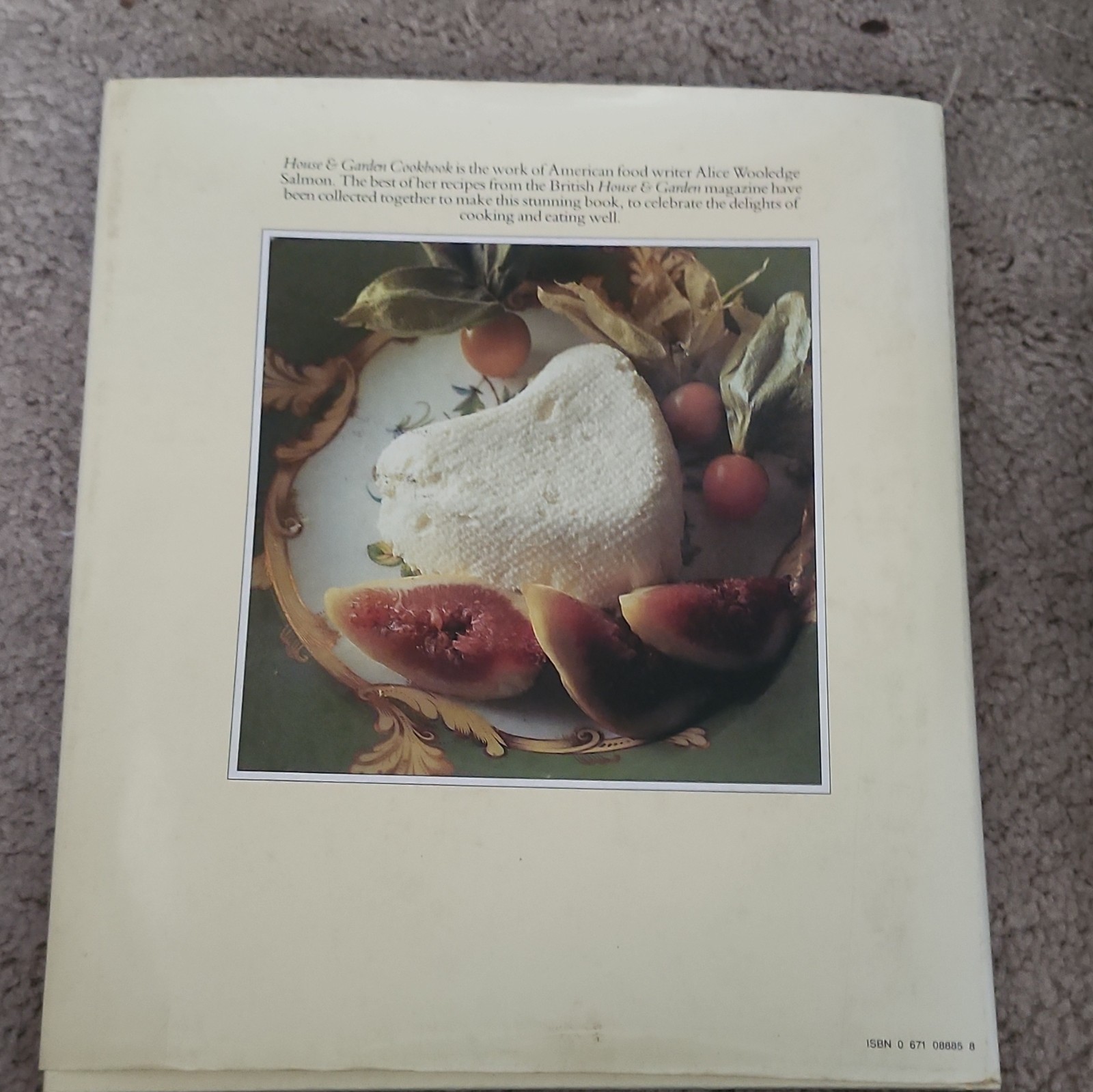 House & Garden Cookbook Hardcover w/ Dust Jacket – Alice Wooleidge Salmon (EN)