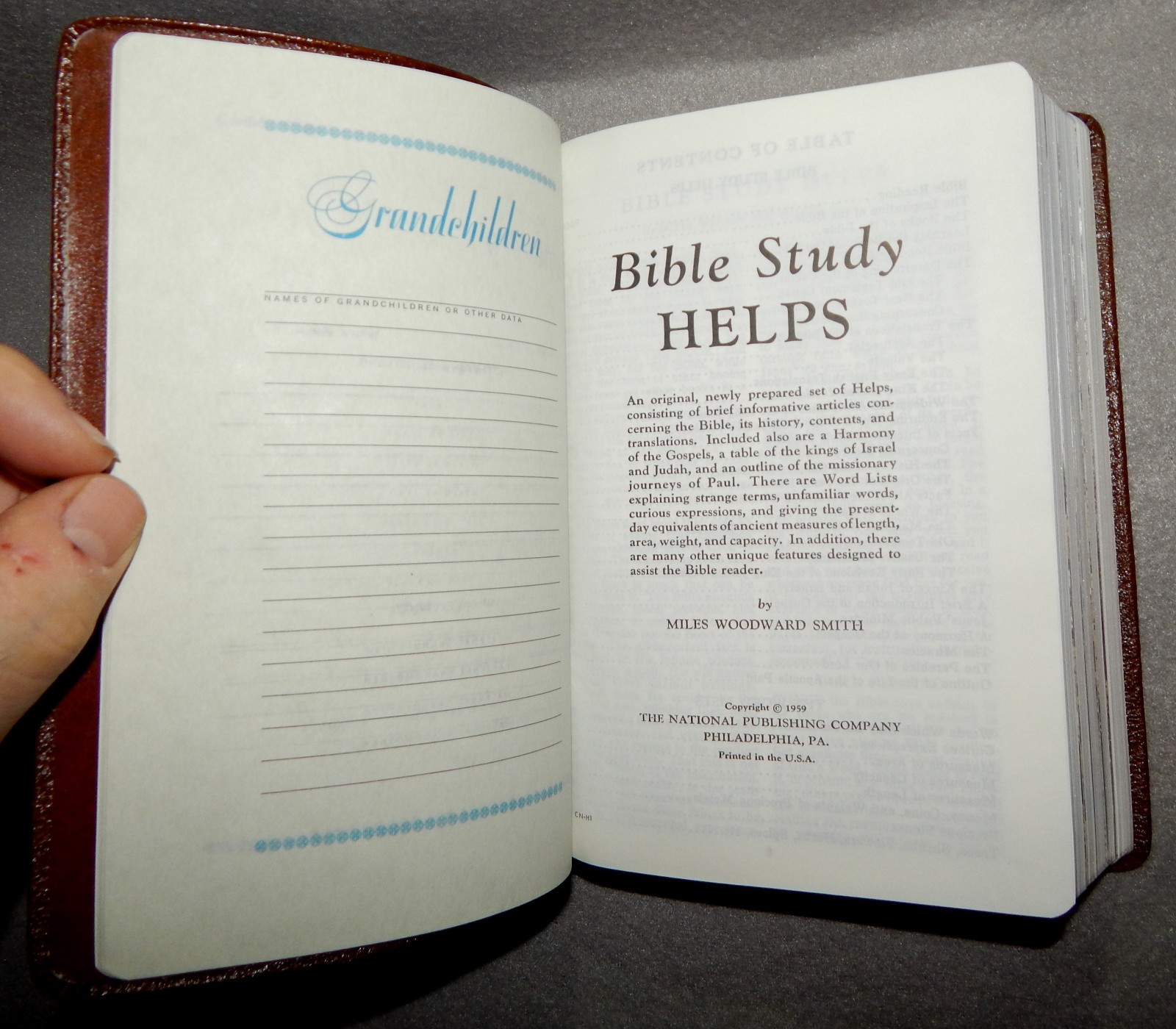 KJV Teacher&rsquo;s Reference Bible by National N3202RL Brown Imitation leather – new
