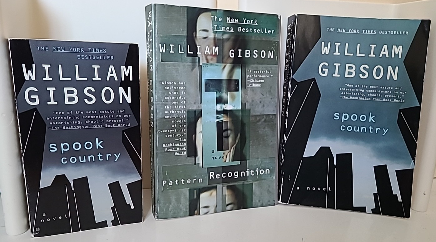 Gyrations of GIBSON (William) from Sprawl / Bridge / Blue Ant Trilogies