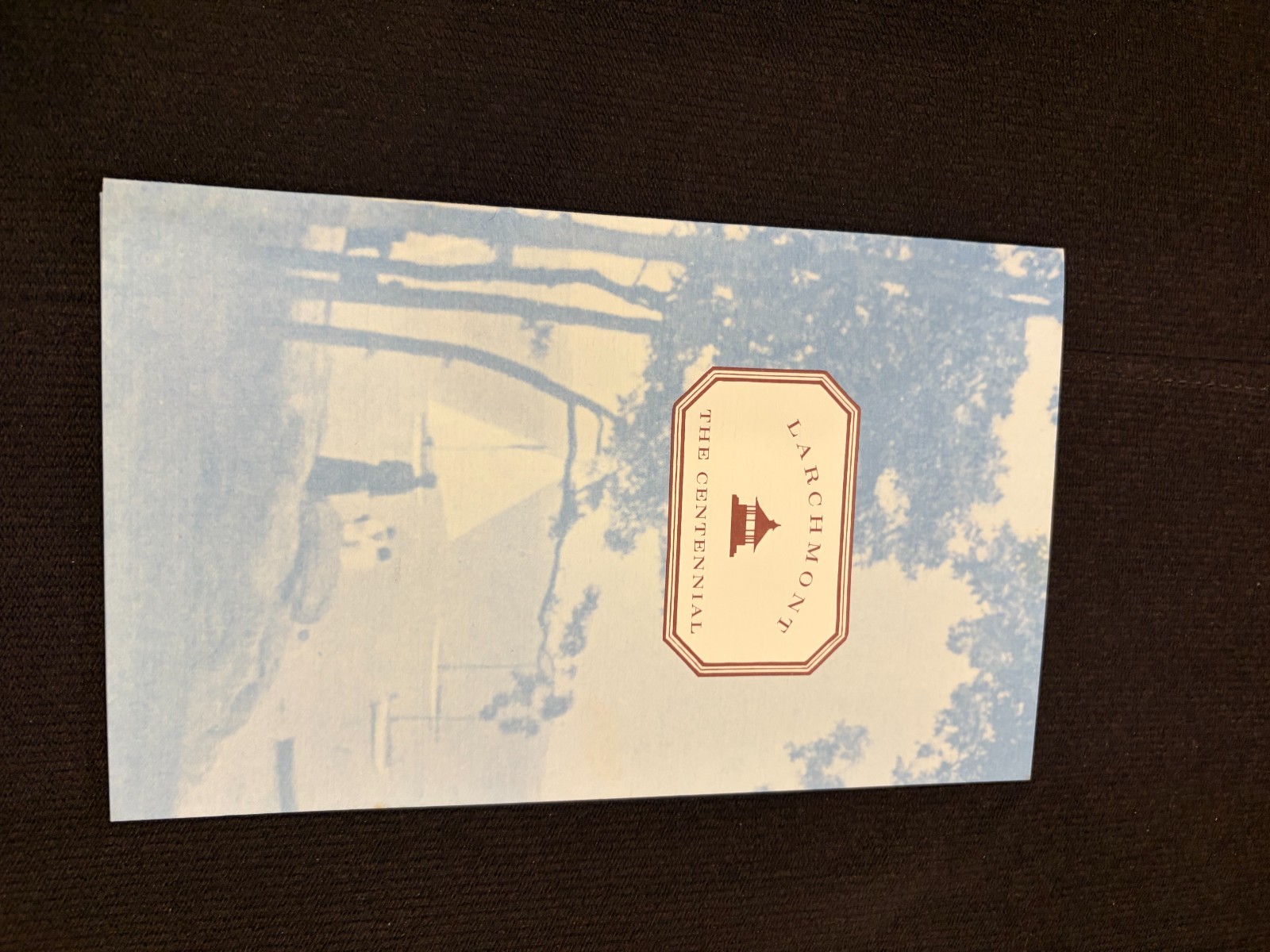 1991 Larchmont NY Centennial Edition Book and Program – NEW – and Program
