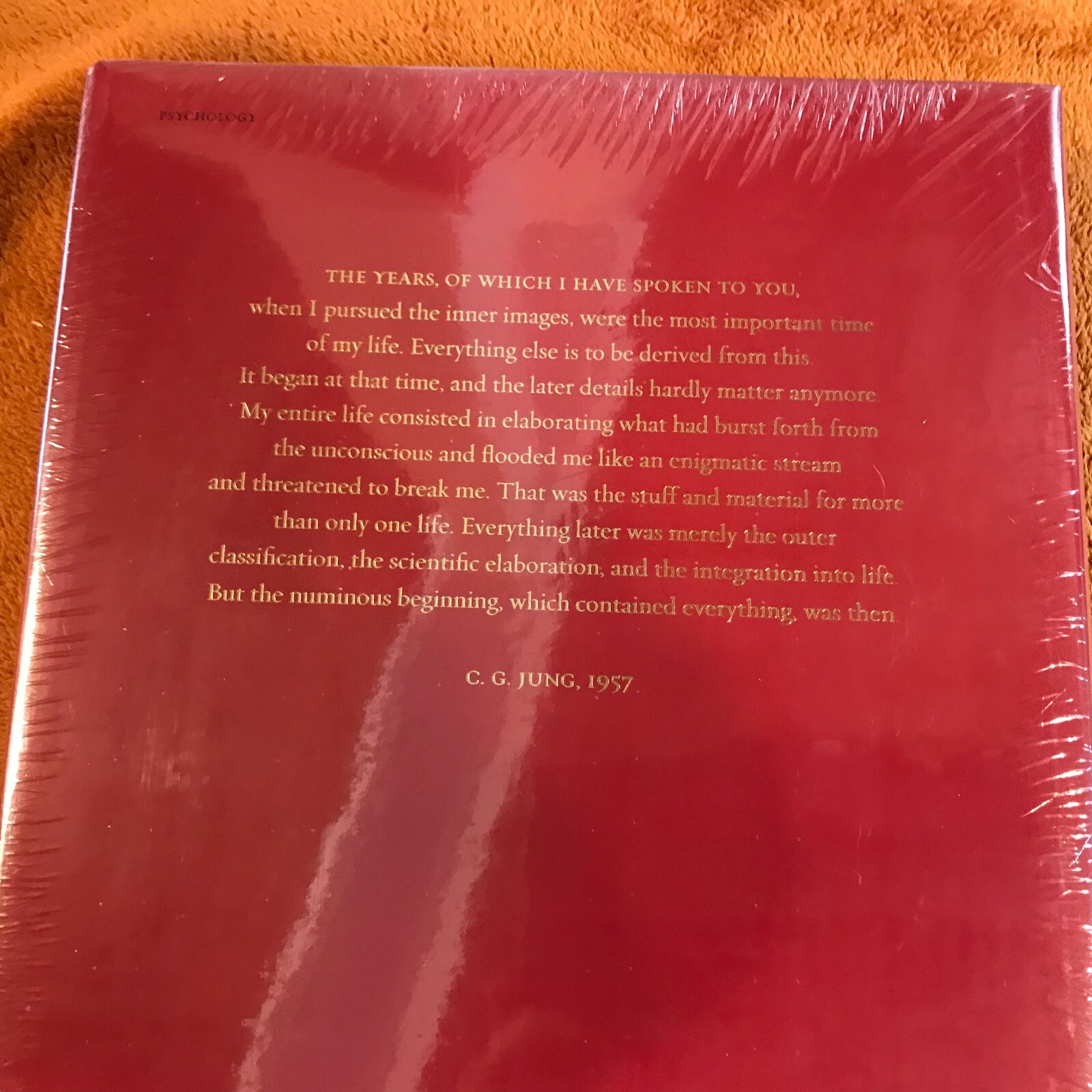 C.G. Carl Jung hardcover THE RED BOOK liber novus SEALED philemon &rsquo;09 illus eng!