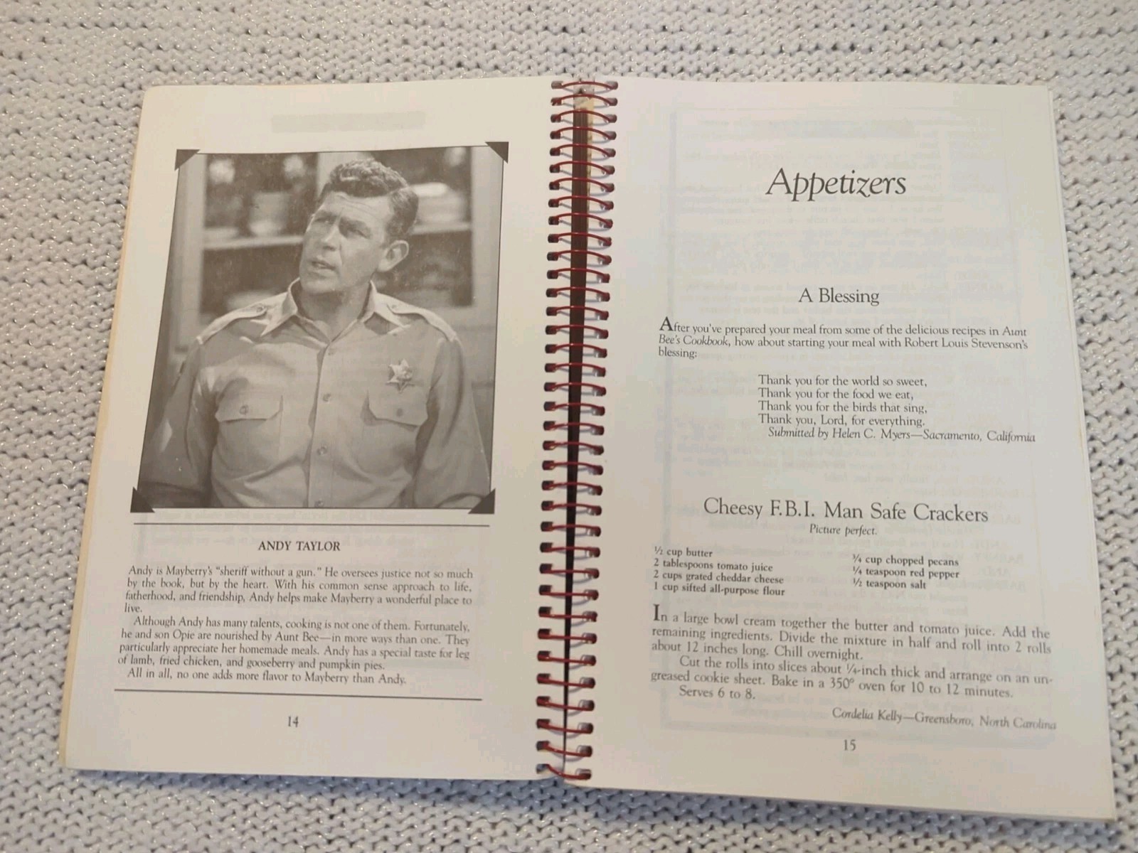 Aunt Bee&rsquo;s Mayberry Cookbook – Spiral-bound By Ken Beck and Jim Clark