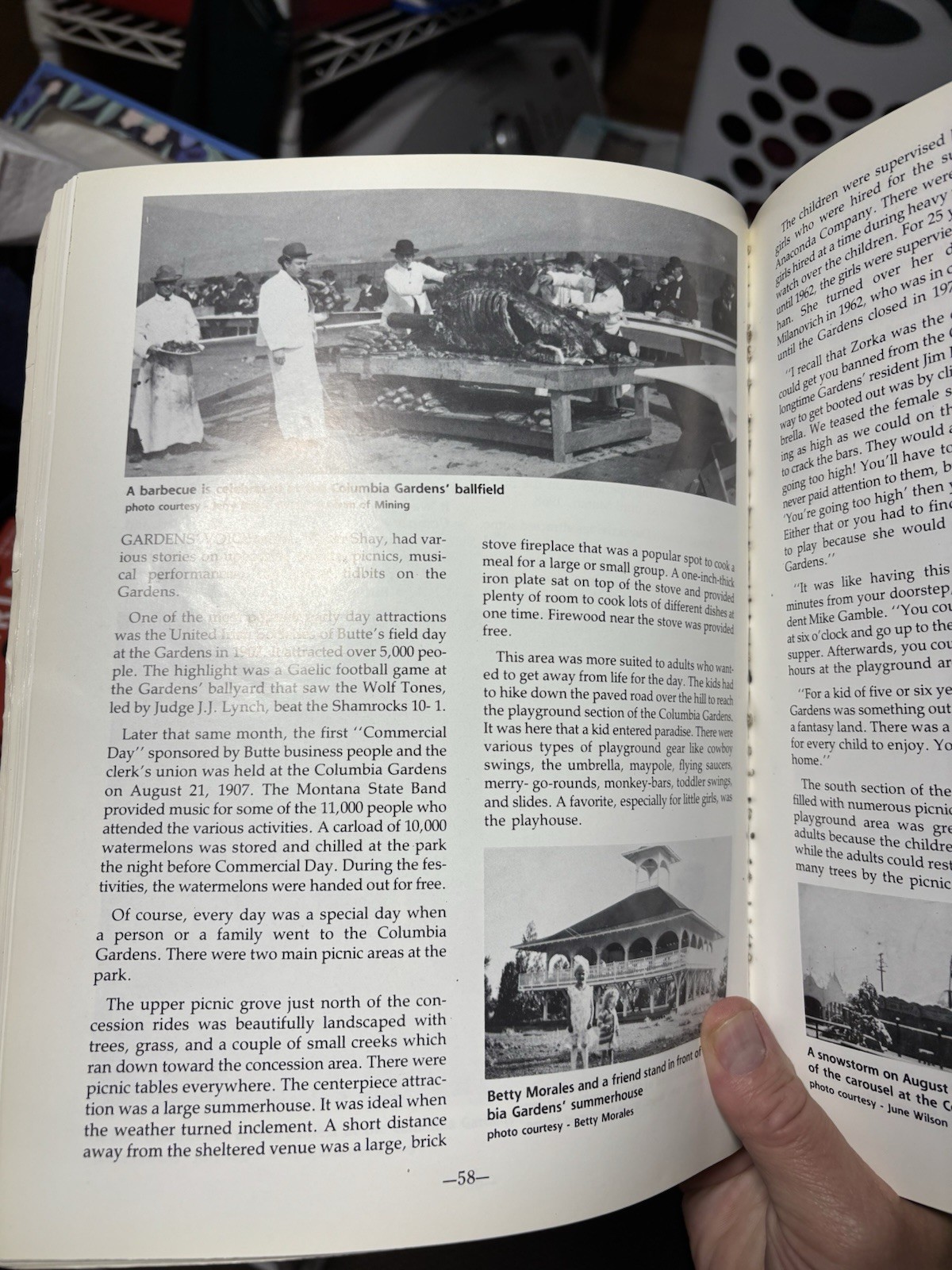 Butte&rsquo;s Pride – The Columbia Gardens by Pat Kearney Signed By Author