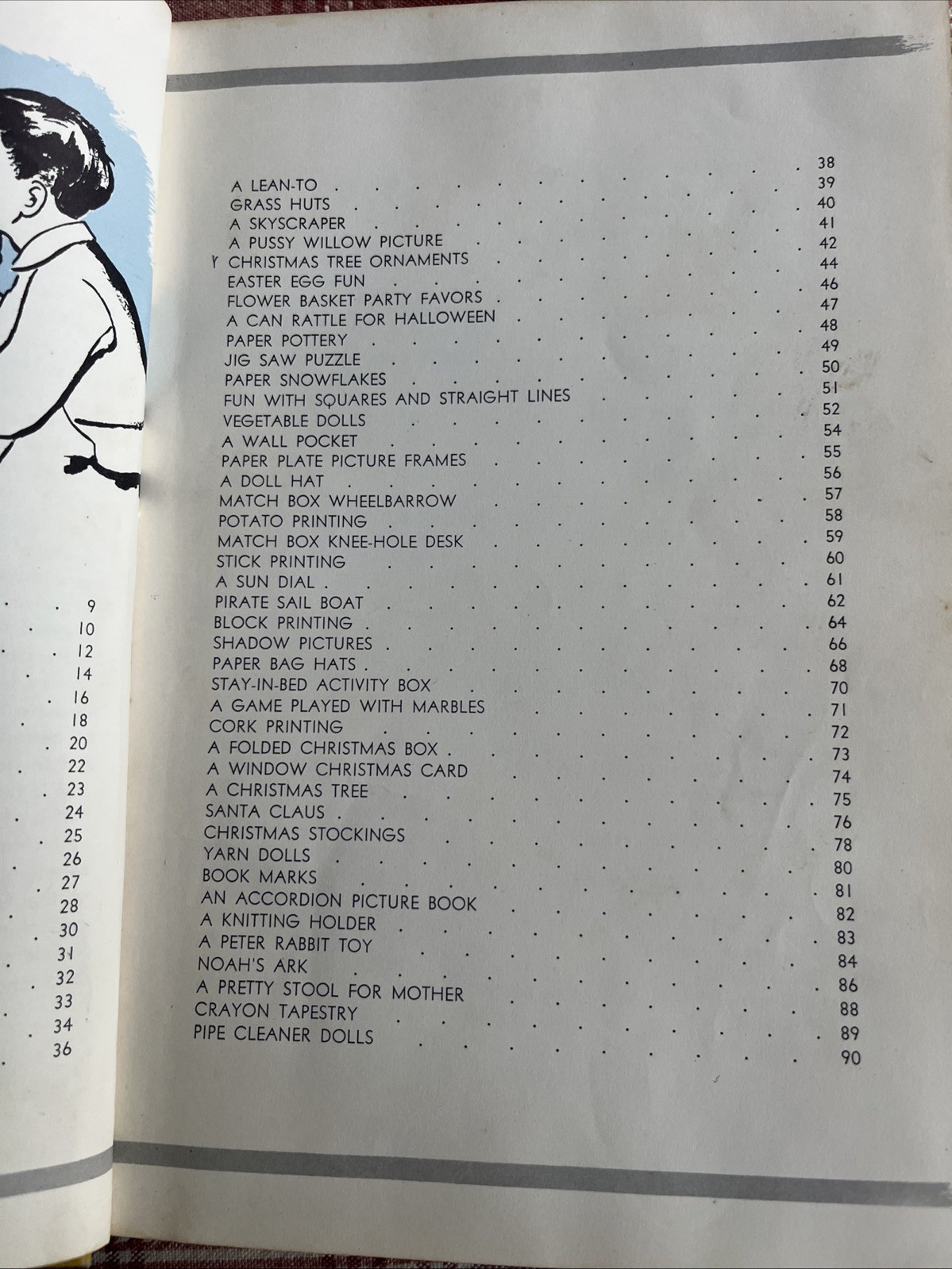 Vintage 1960 Things to Make and Do Child Horizons Hardcover Book