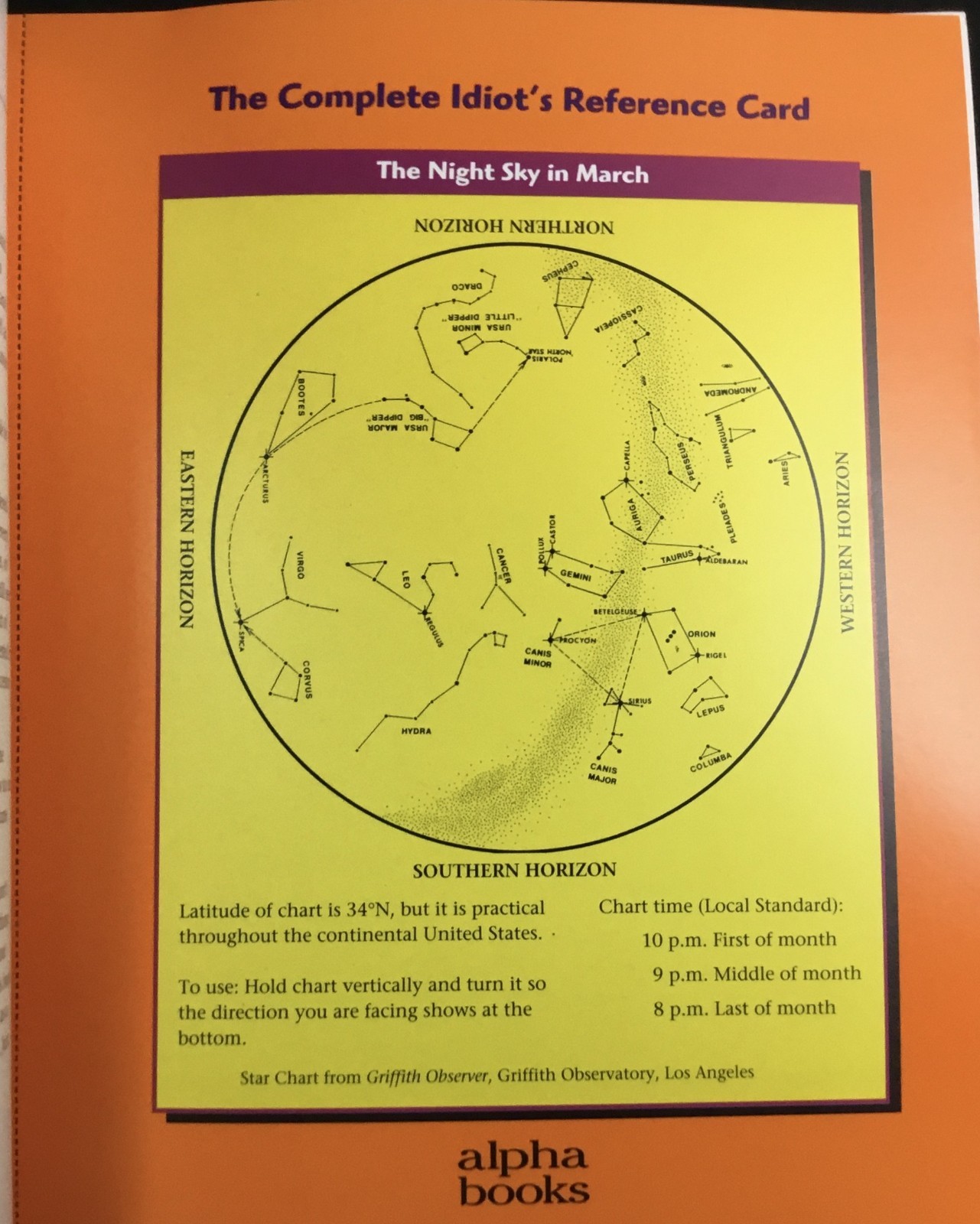 Book, Idiot&rsquo;s Guide to Astronomy, Alpha Books, 1999, 448 pages, illustrated