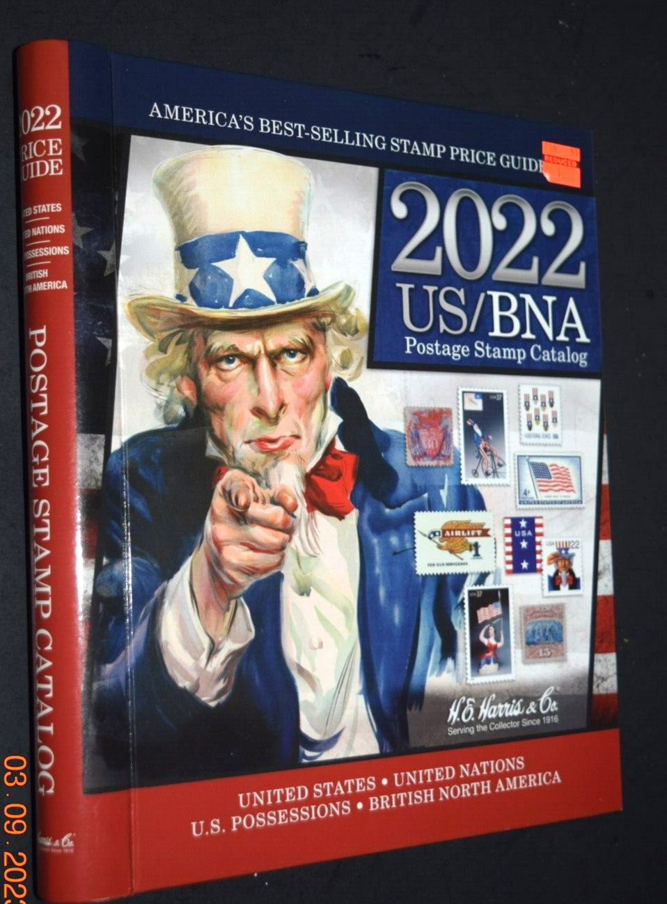 « 2022 US/BNA Postage Stamp Catalog, » HC Book (9.25&Prime; x 11&Prime;) 418 Pages, New