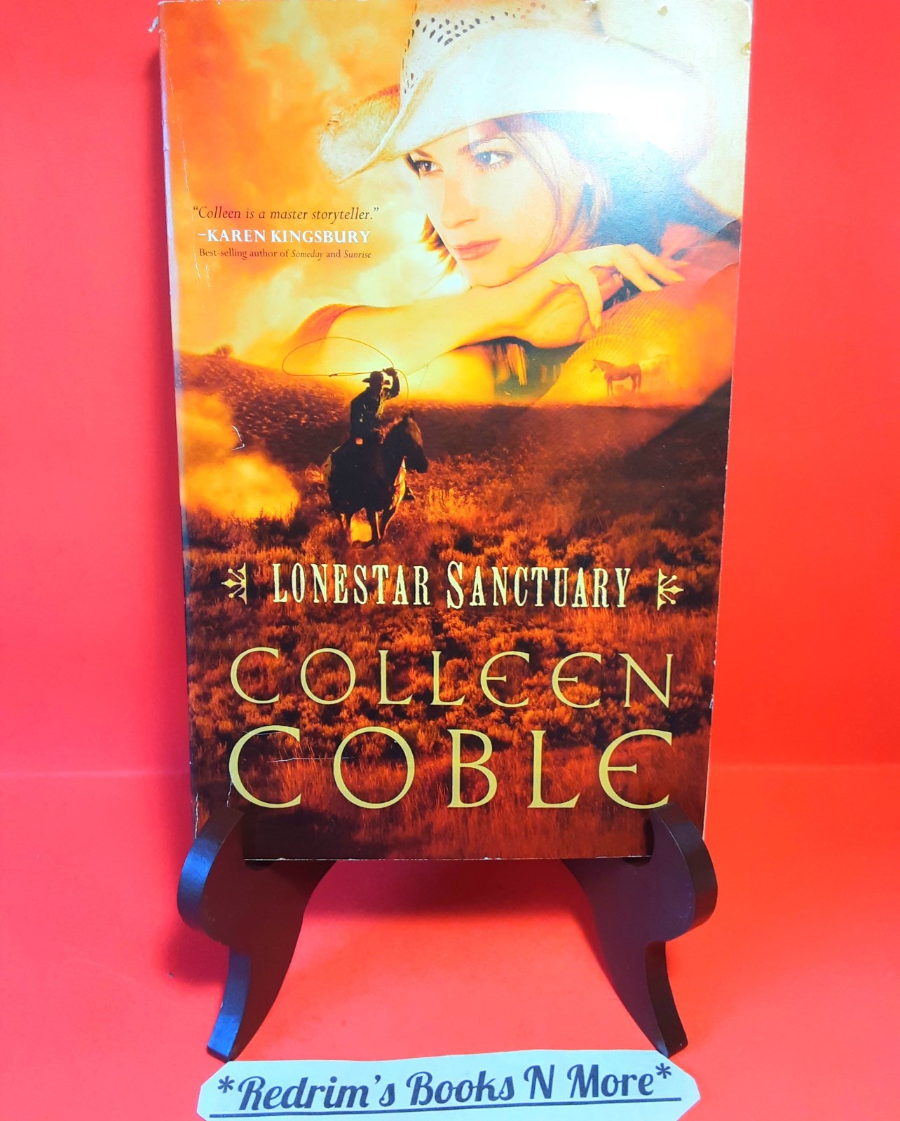 *Lonestar Sanctuary* Colleen Coble Softcover VERY GOOD Inspirational Romance