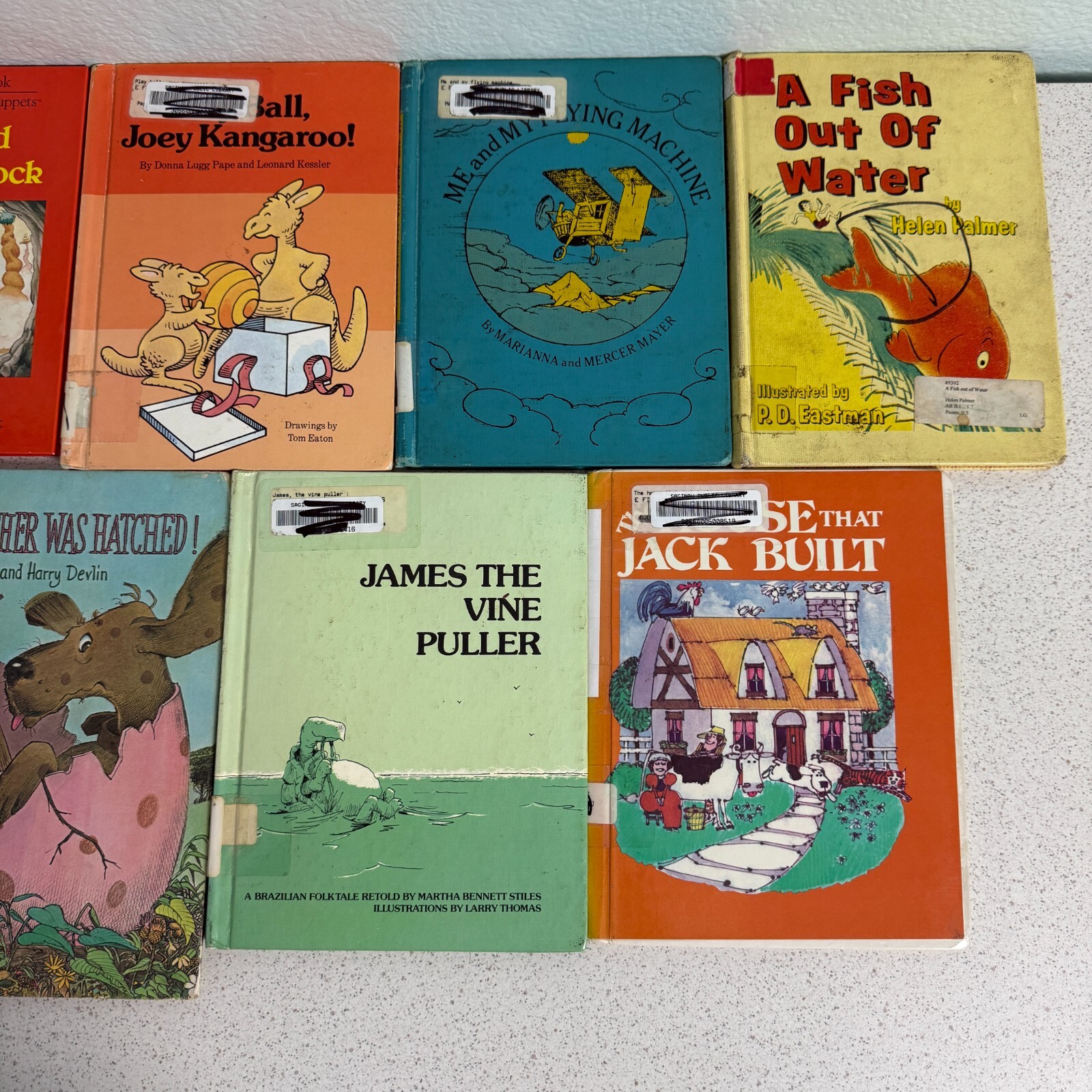 Lot of 18 Vintage 60s 70s 80s 90s Childrens Kids Picture Books Elementary School