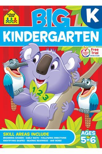Big Kindergarten by School Zone Publishing Company Staff (2019, Trade Paperback)