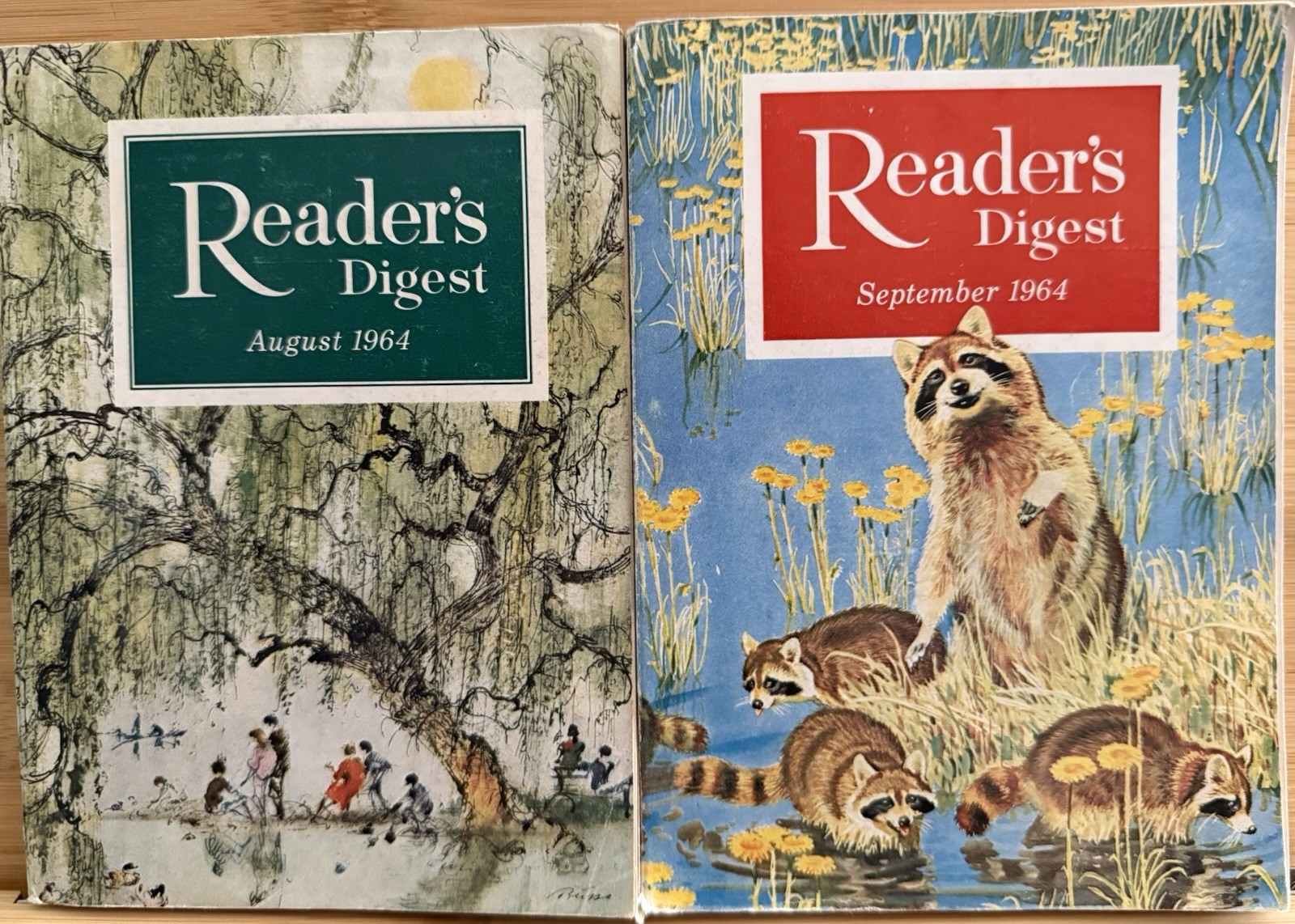 1964 August September READER&rsquo;S DIGEST MAGAZINE Vintage History Short Story Tales