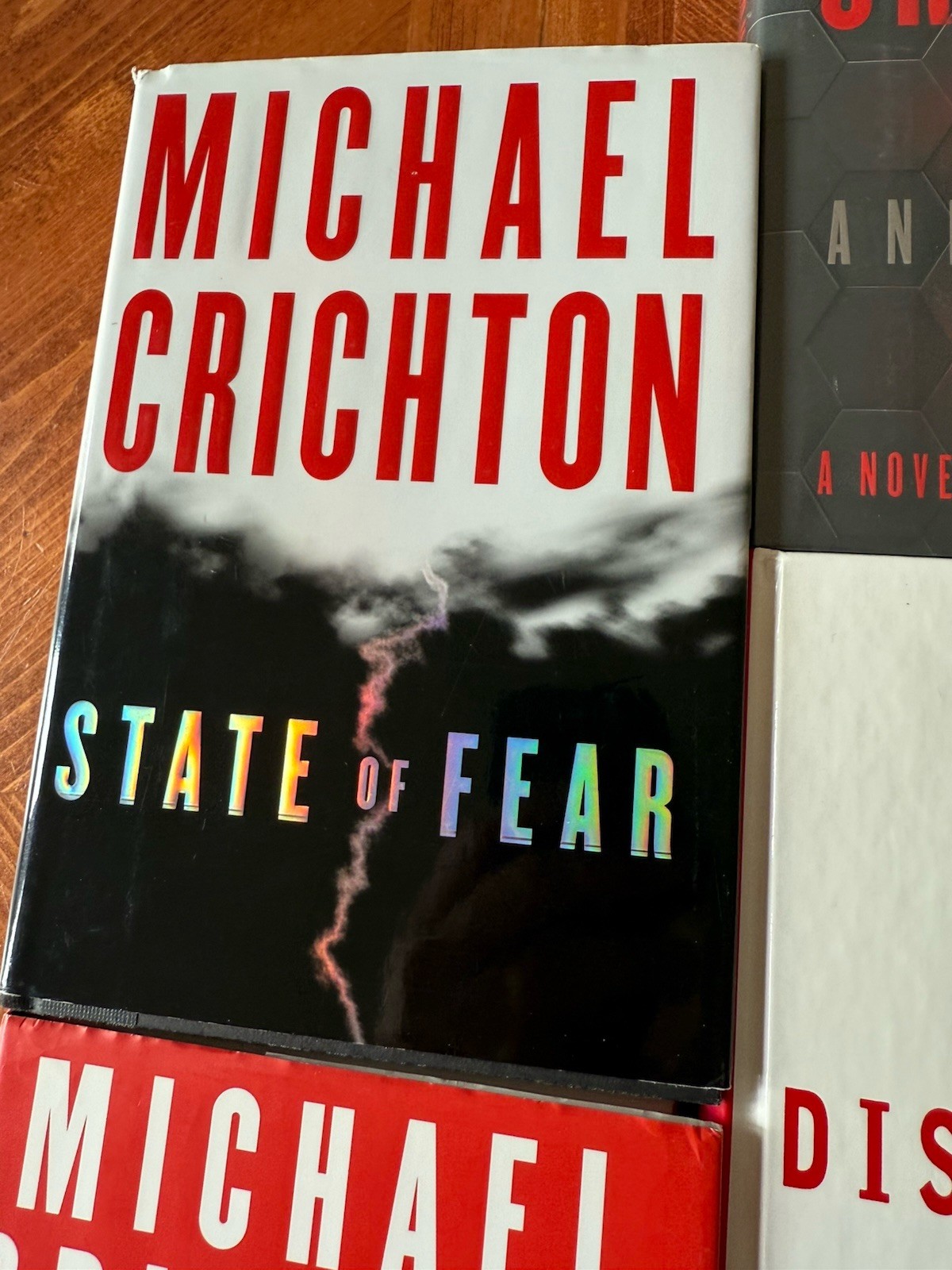 Lot of 7 Collection of Michael Crichton HC/DJ Hardcover 1st First Edition print