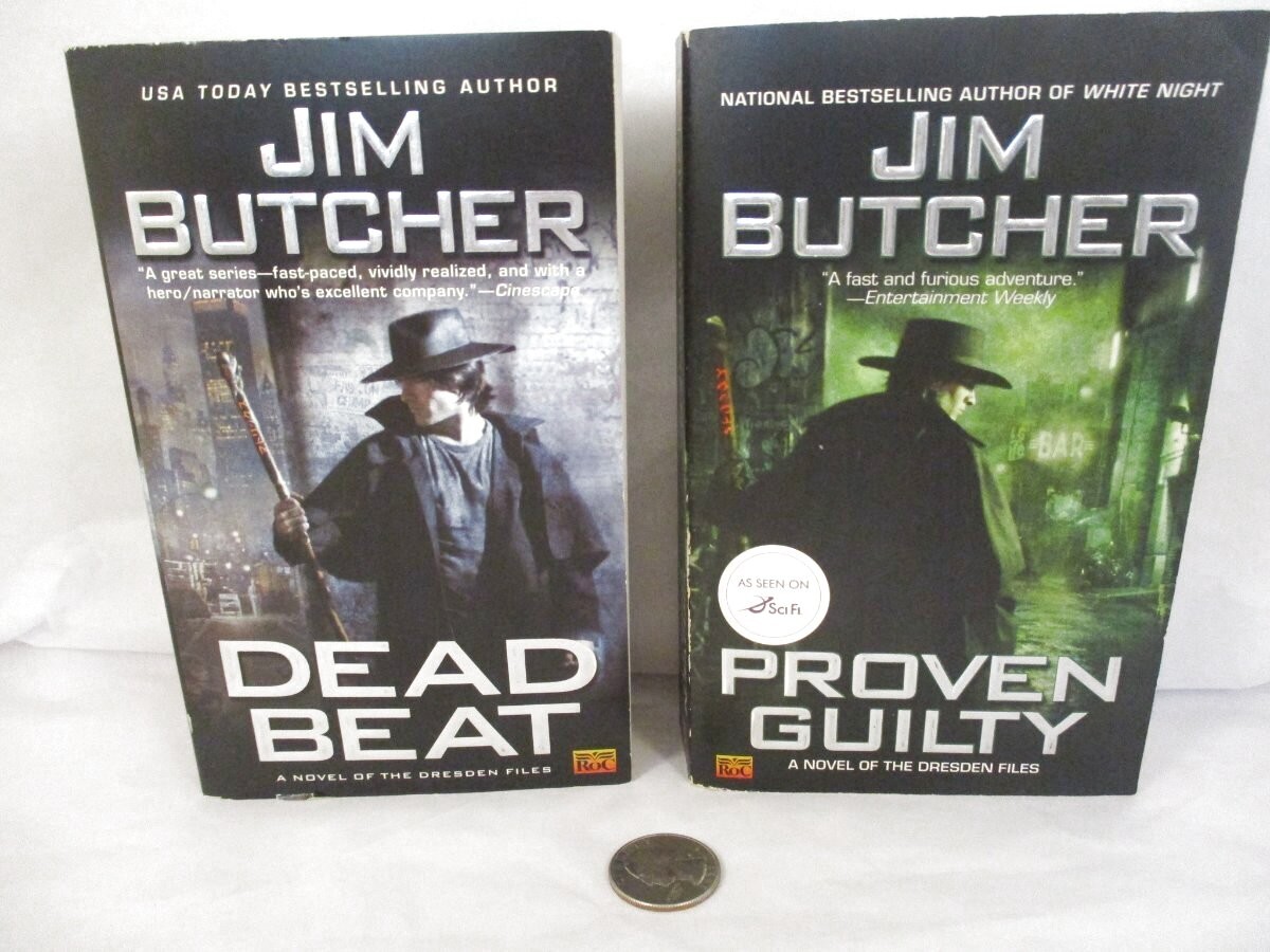 Jim Butcher Dresden Files Lot Books 1–8 PB Urban Fantasy Storm Front through P