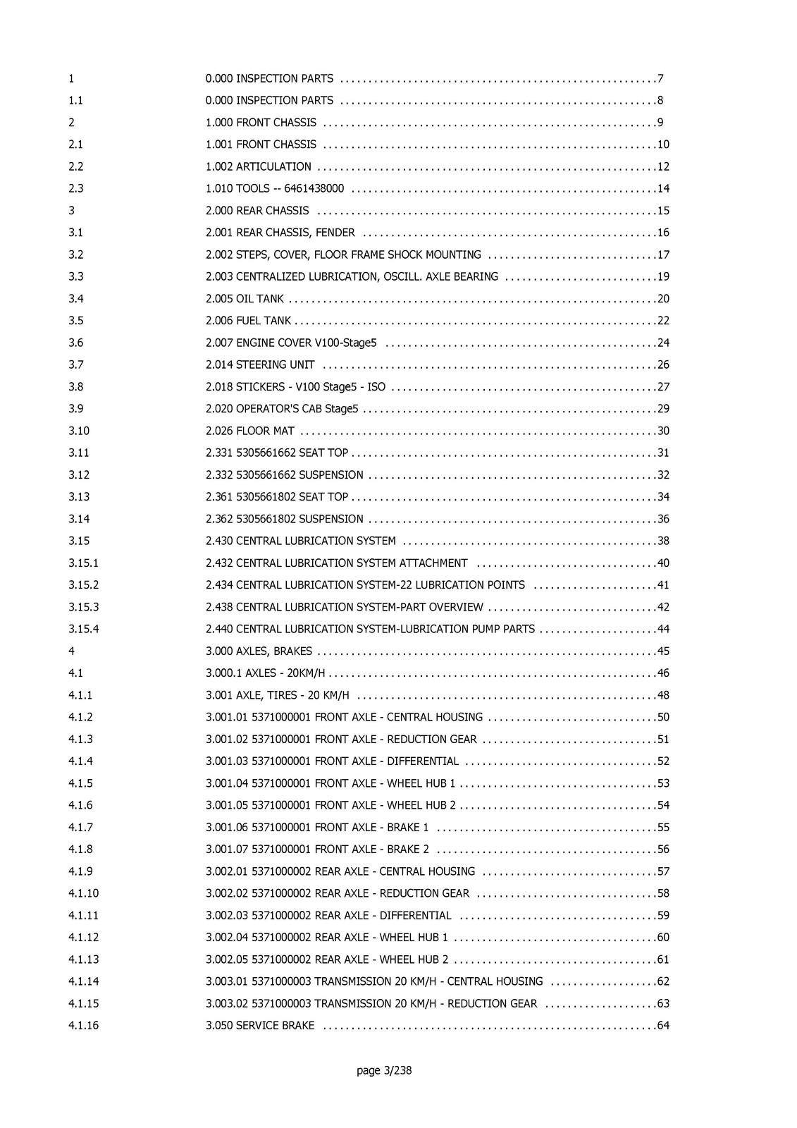 YANMAR V100 Wheel Loader Parts Catalog Manual SN YCG0V10000500103 Up – BINDER