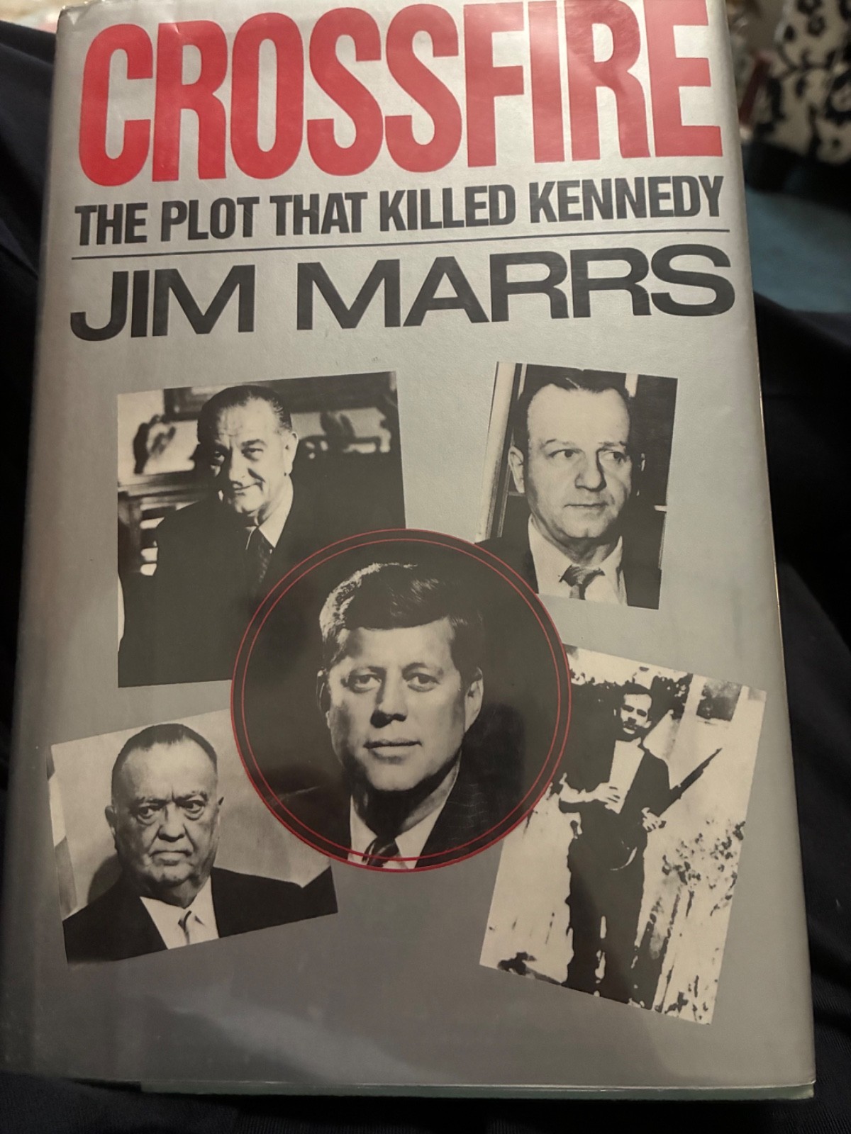 Kennedy JFK assassination rare HB oCrossfire Jim Marrs
