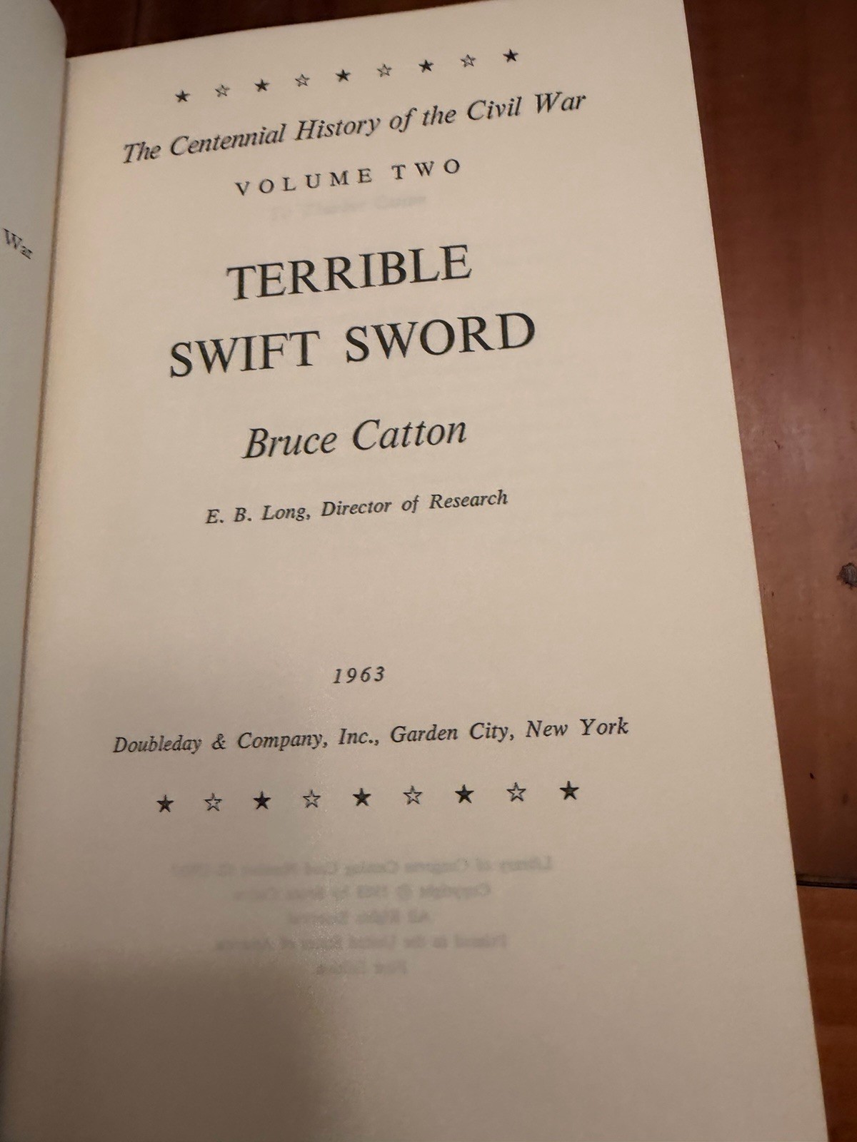 Bruce Catton The Centennial History Of The Civil War, 3 Volume Set, 1st Edition