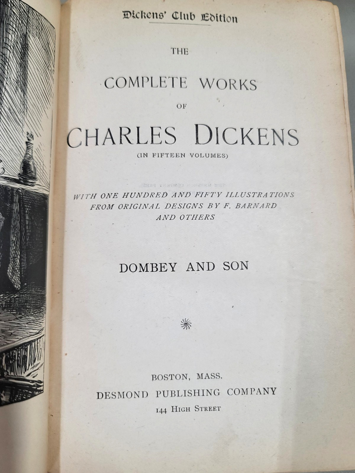 The Works of Charles Dickens 14/15 Volumes, 1902-1906, Club Edition Illustrated
