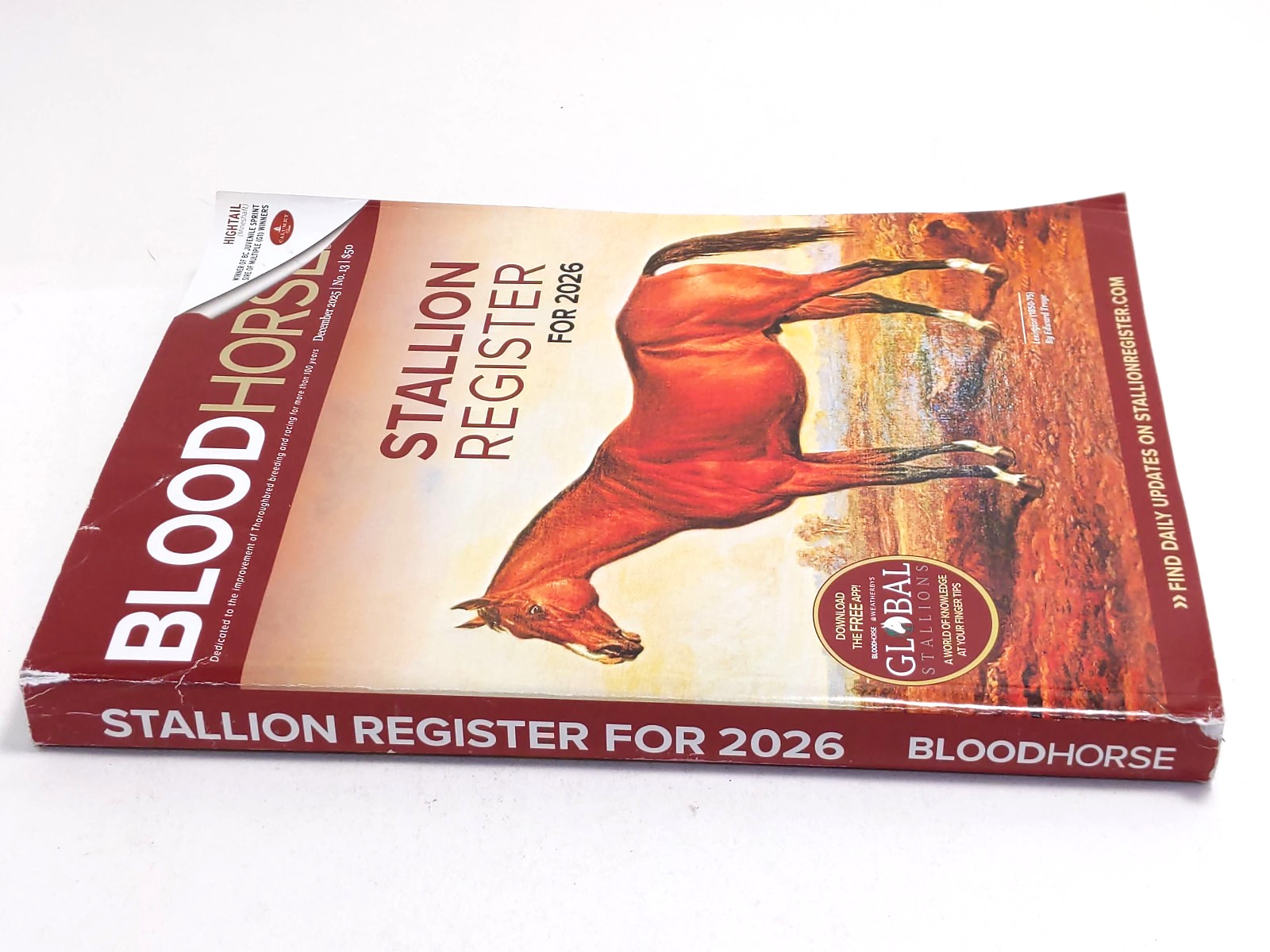 BloodHorse Stallion Register for 2026 – Paperback