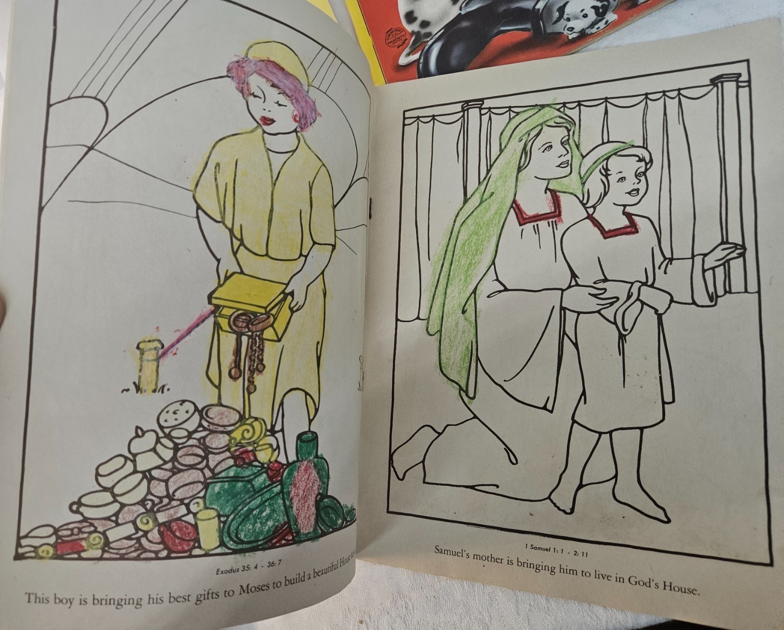 Lot of 10 Vintage USED Children&rsquo;s Coloring Books 1950&rsquo;s-60s Era in Nice Shape