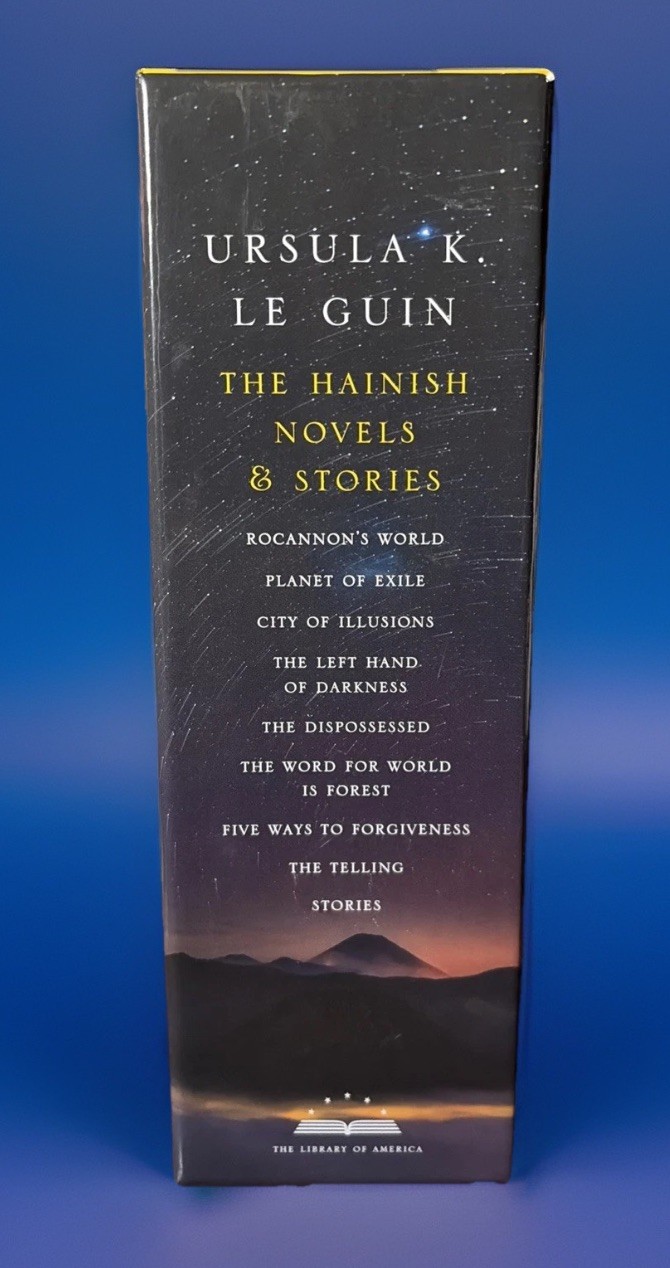 Ursula K Le Guin The Hainish Novels and Stories Library of America Vol 1 & 2 Box