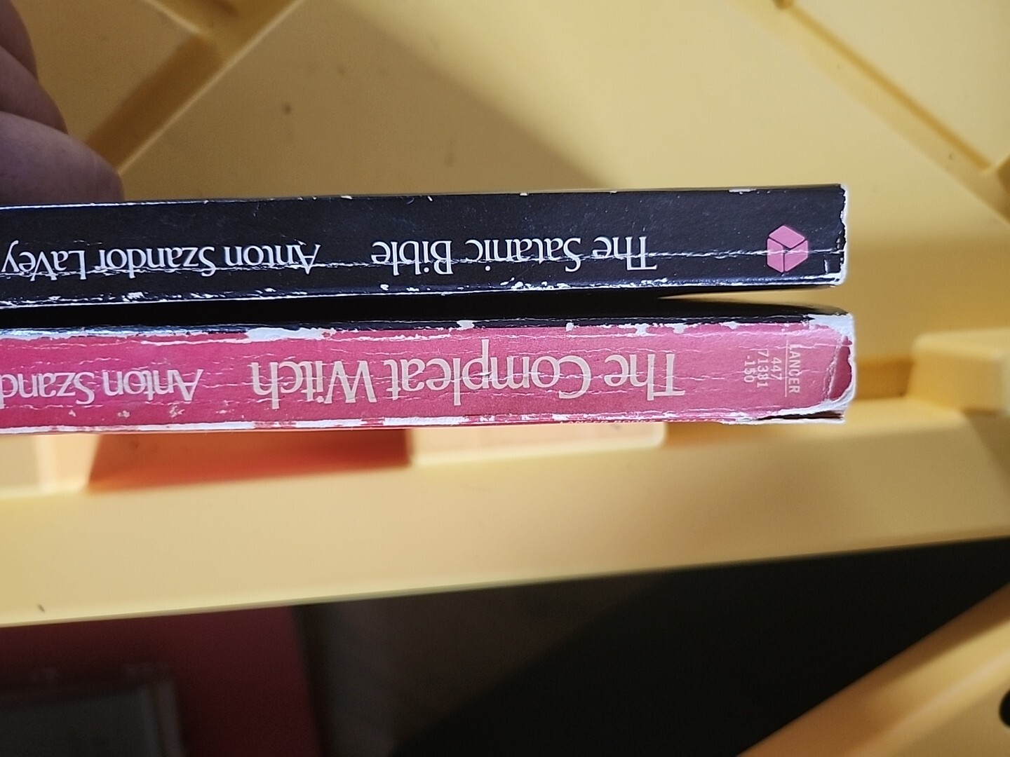 Lot of 2 The Satanic Bible 1st 5th Printing 1971 69 & Compleat Witch Anton LaVey
