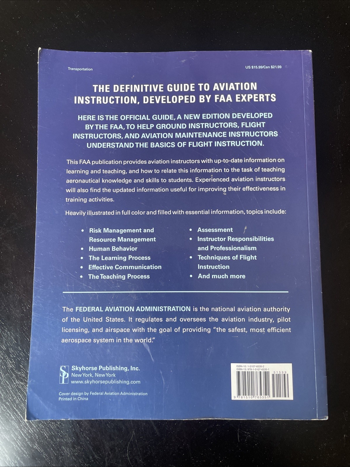 Aviation Instructor&rsquo;s Handbook : Faa-H-8083-9b by Federal Aviation…