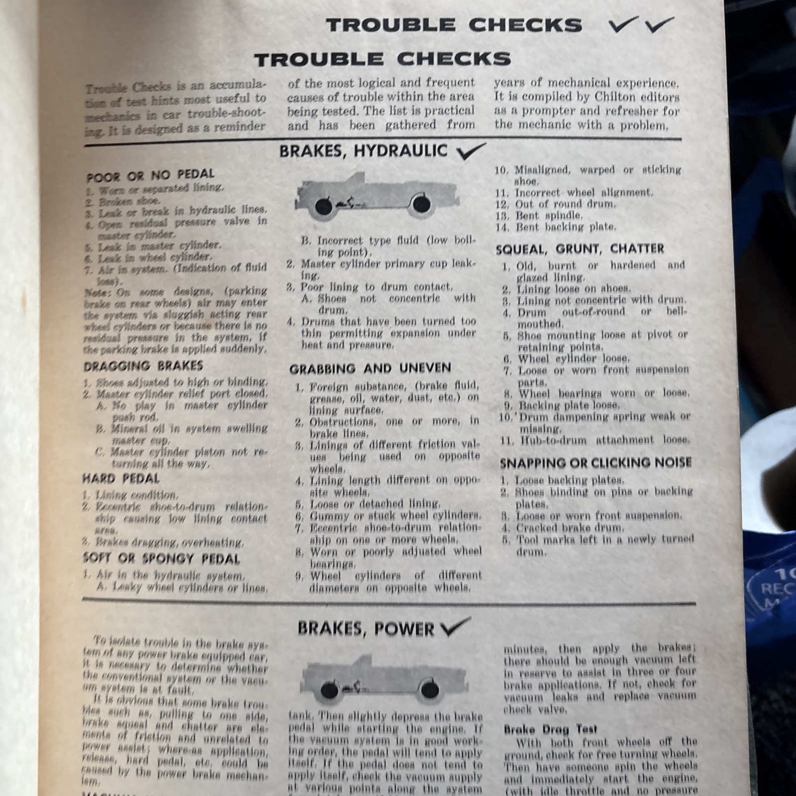 Chilton&rsquo;s Auto Repair Manual 33th Year 1962