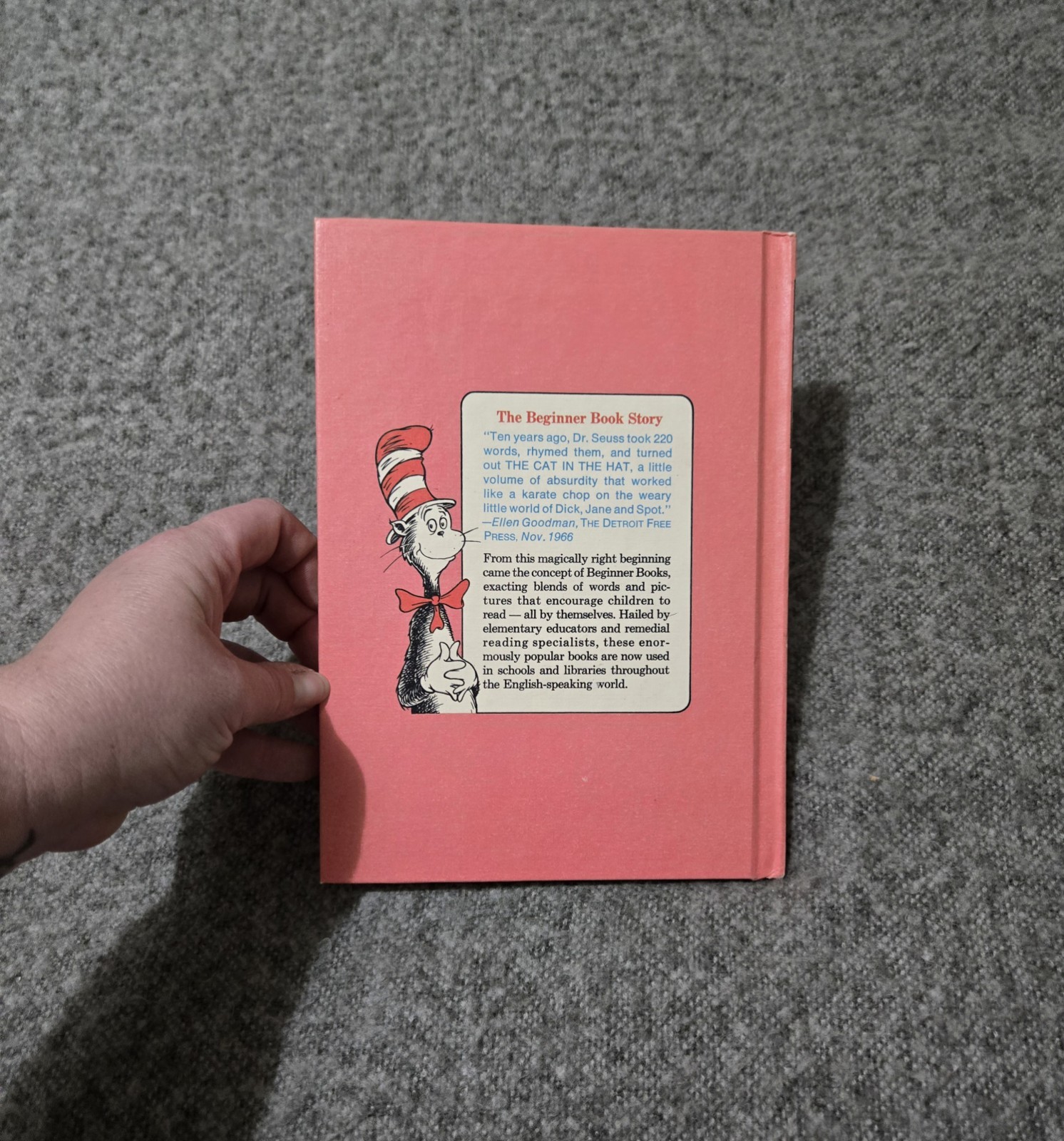 Vintage Dr Suess Oh Say Can You Say Book Copyright 1979
