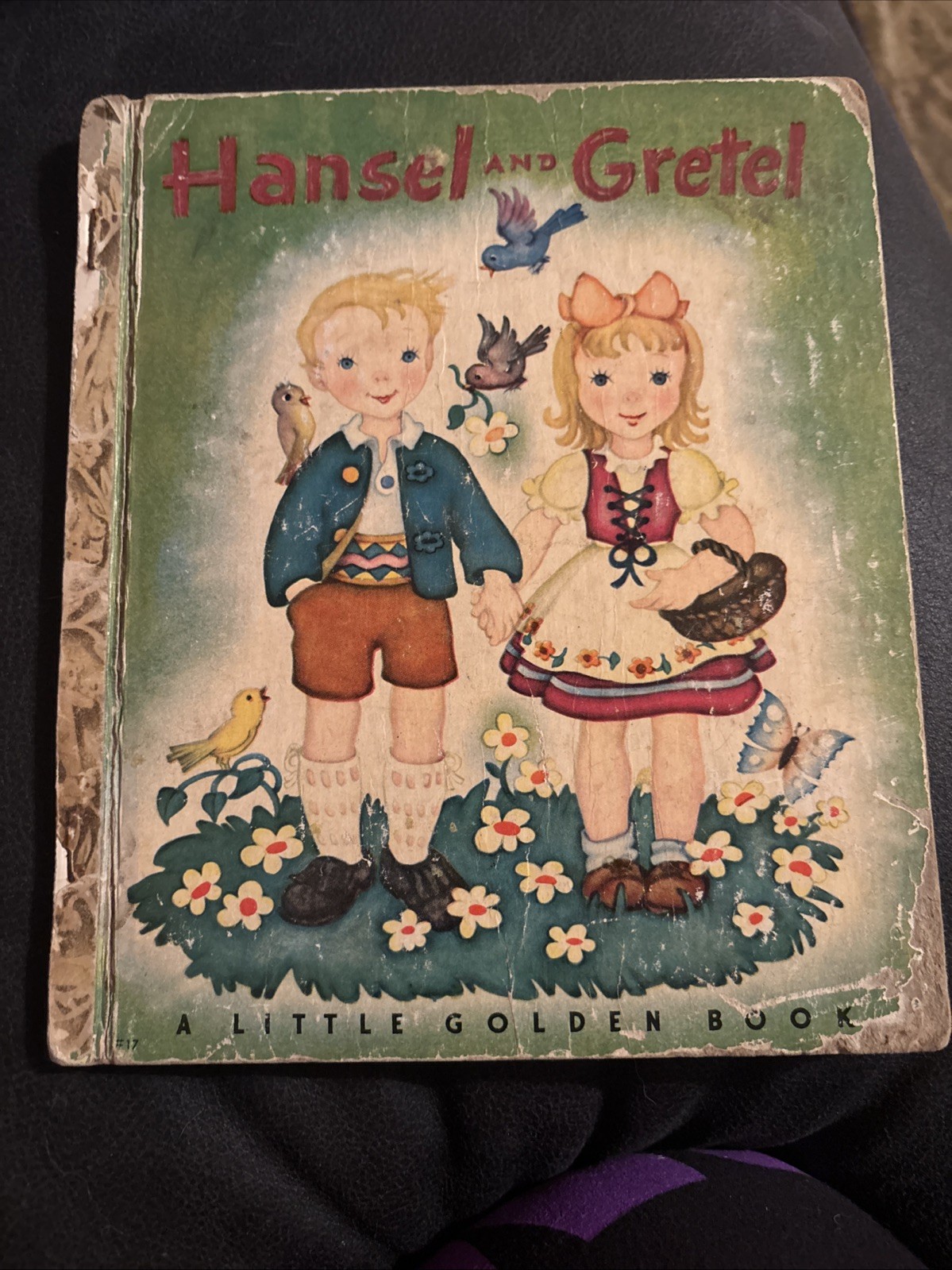 1943 Hansel and Gretel A Little Golden Book « H » Edition Nice Vintage No Name