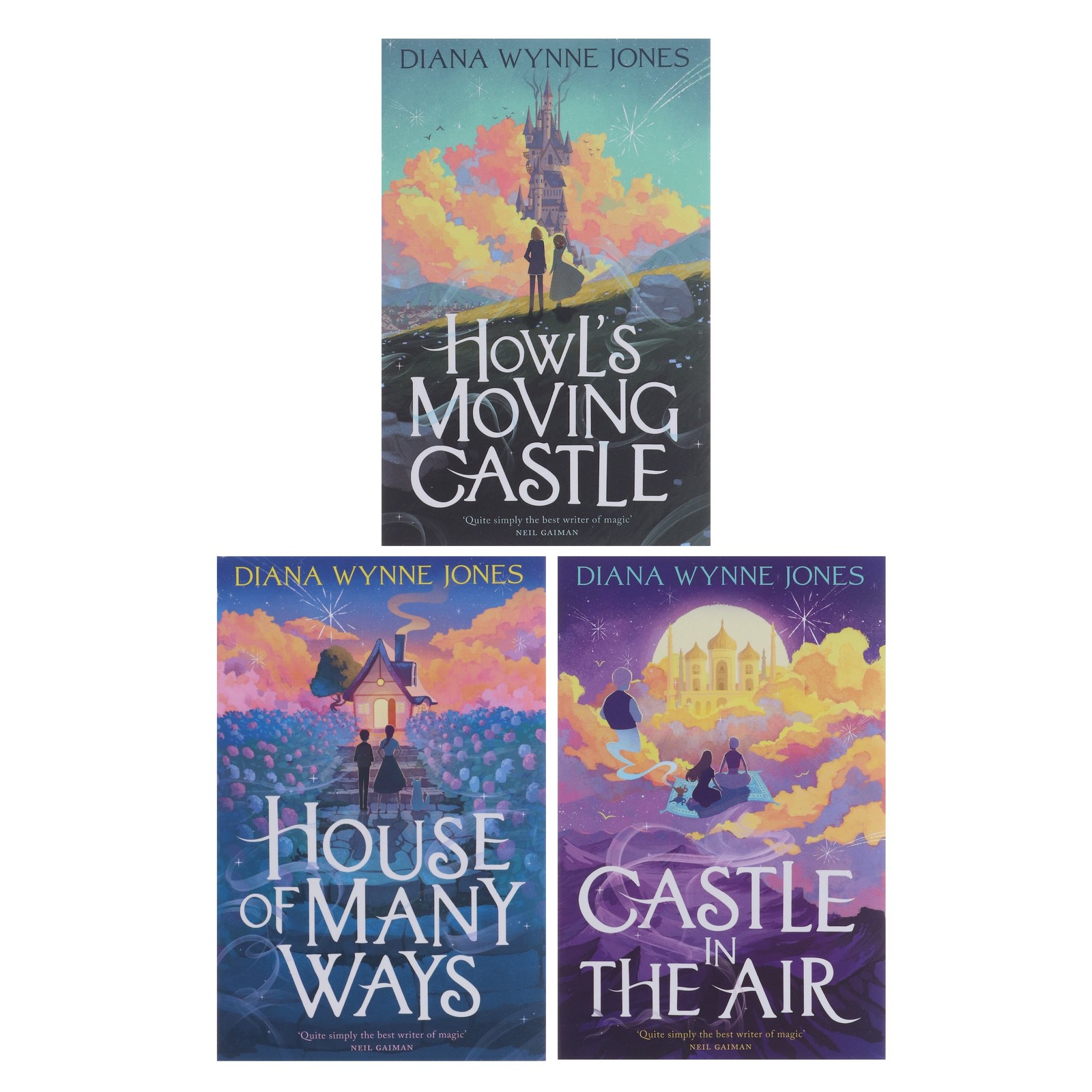 Howl&rsquo;s Moving Castle Land of Ingary Trilogy by Diana Wynne Jones 3 Books-Ages 9+