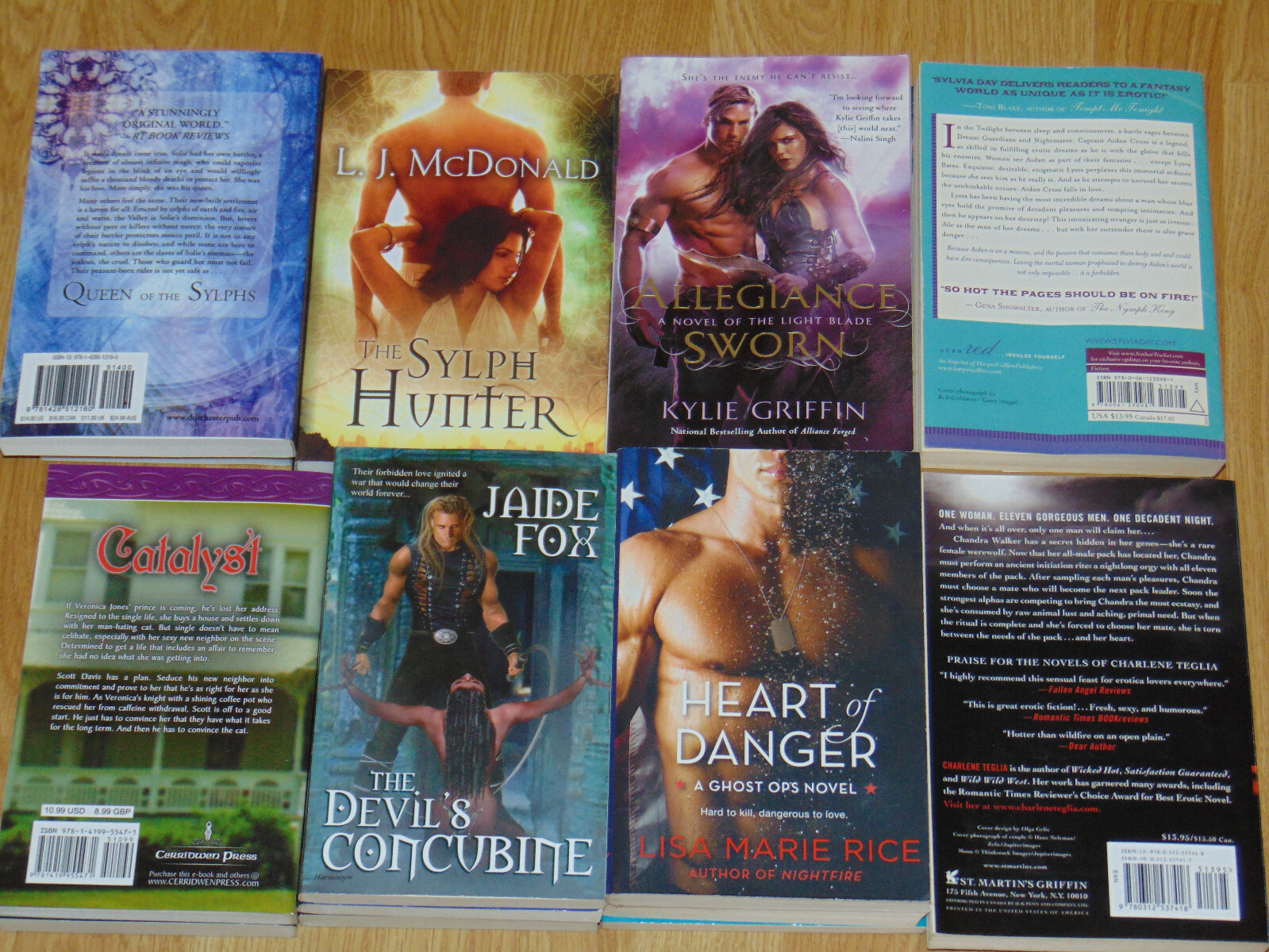 Romance / Fantasy Novels Books Random Mixed 2000&rsquo;s & 2010&rsquo;s Lot Of 18