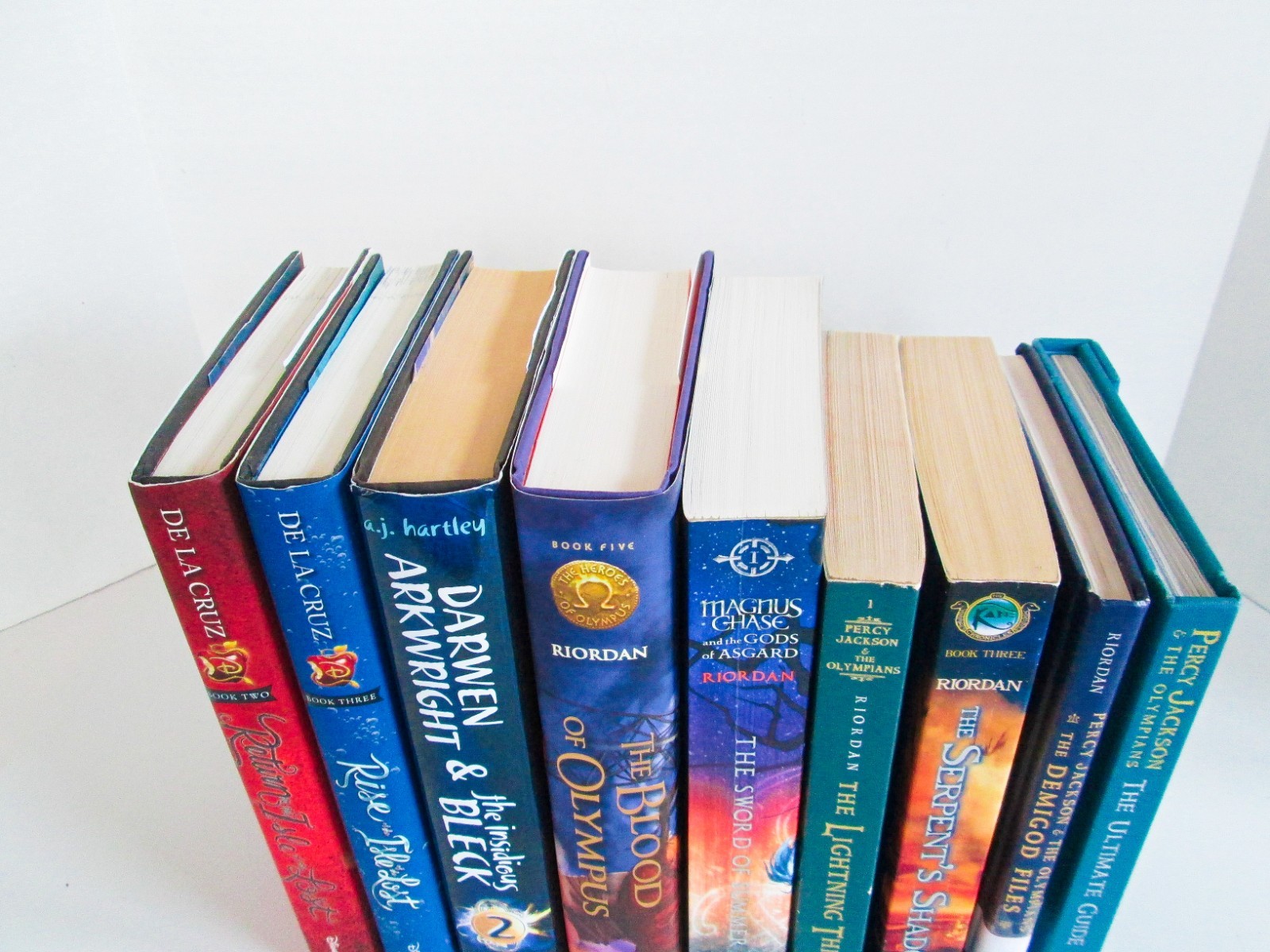 Lot of 9 Kid Teen Fantasy Fiction Books, Riordan, Descendants, Percy Jackson mor
